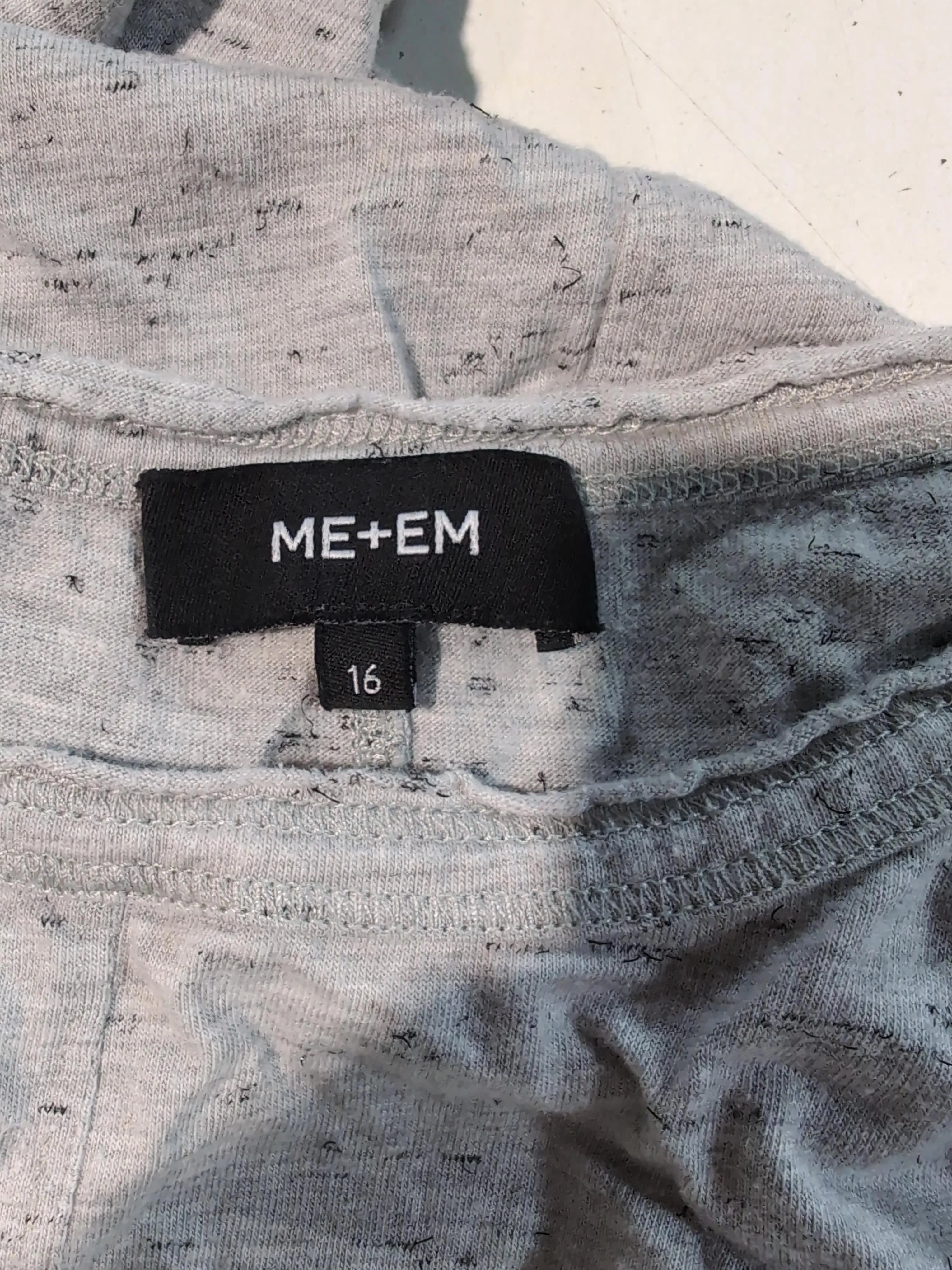 ME+EM Women's T-Shirt UK 16 Grey Lyocell Modal - Image 5