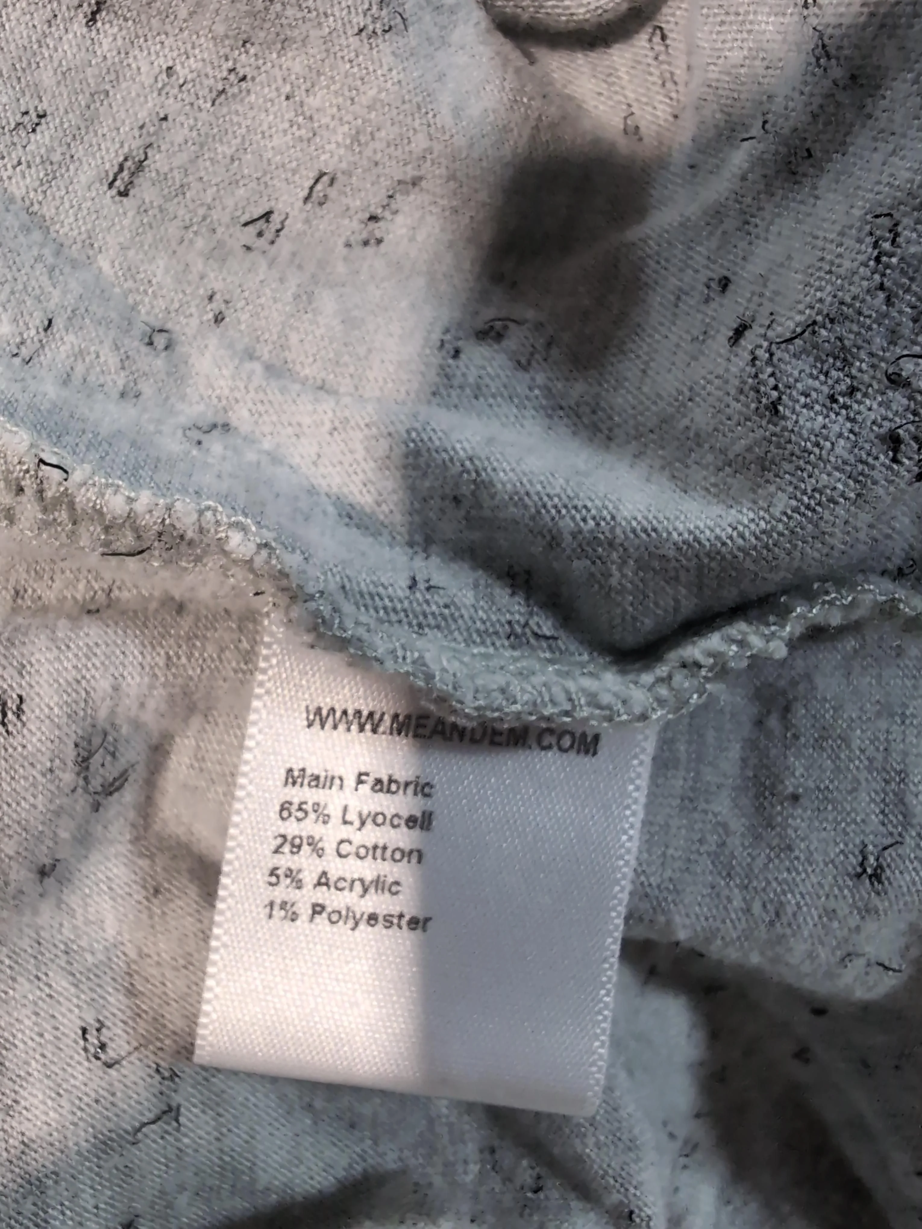ME+EM Women's T-Shirt UK 16 Grey Lyocell Modal - Image 6
