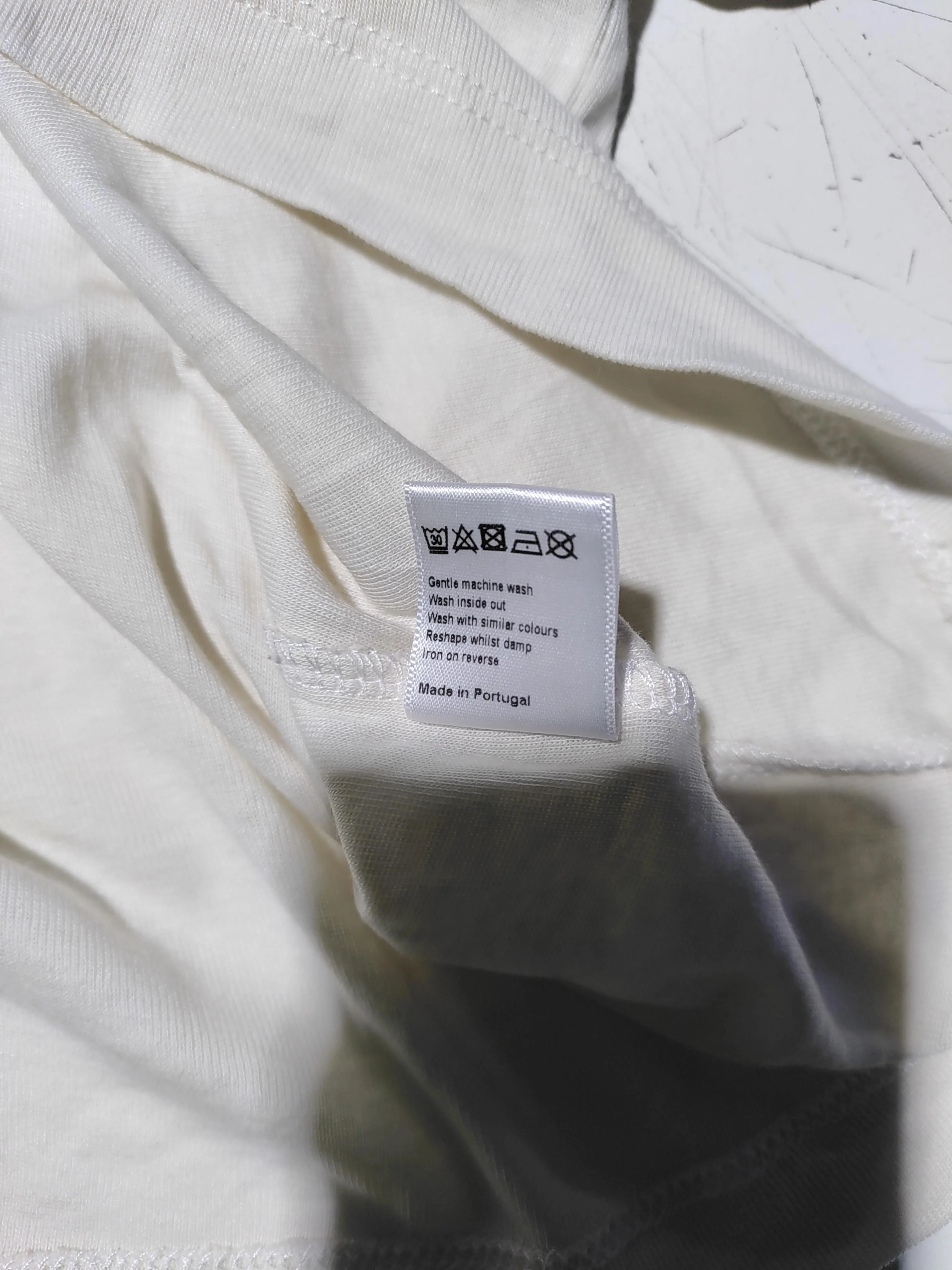 ME+EM Women's Top M Cream 100% Other 3/4 Sleeve Round Neck Basic - Image 6