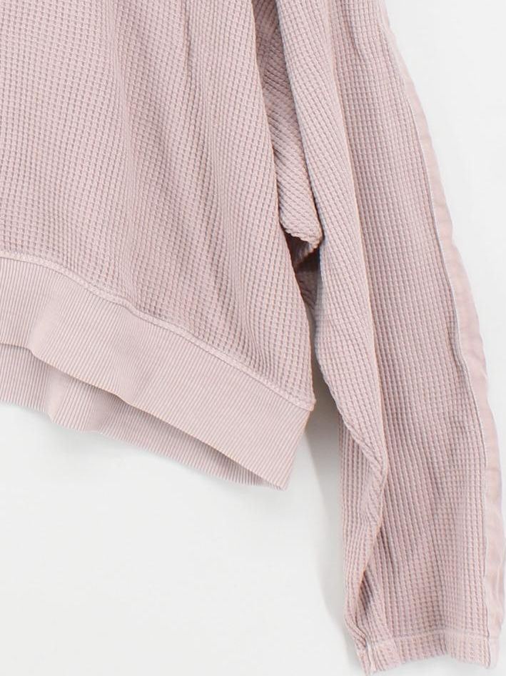 ME+EM Women's Top M Pink Cotton with Elastane Long Sleeve Crew Neck Basic - Image 4