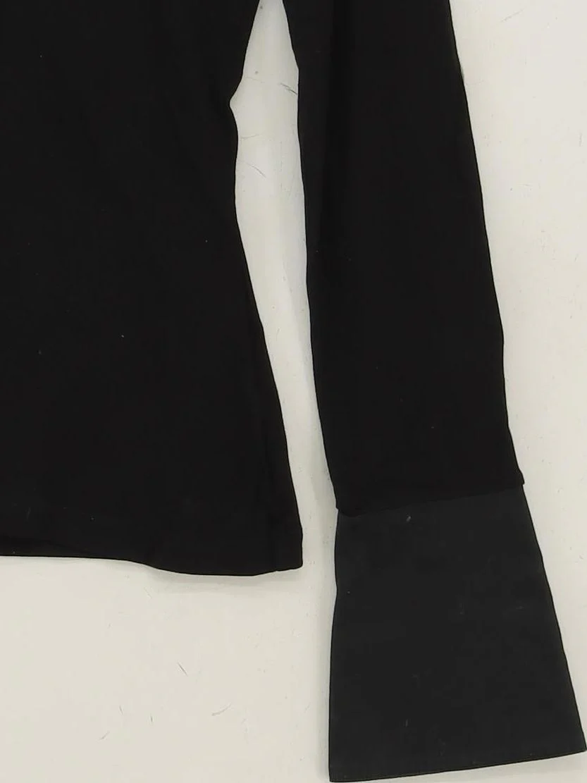 ME+EM Women's Top UK 10 Black Viscose with Elastane, Cotton Basic - Image 4
