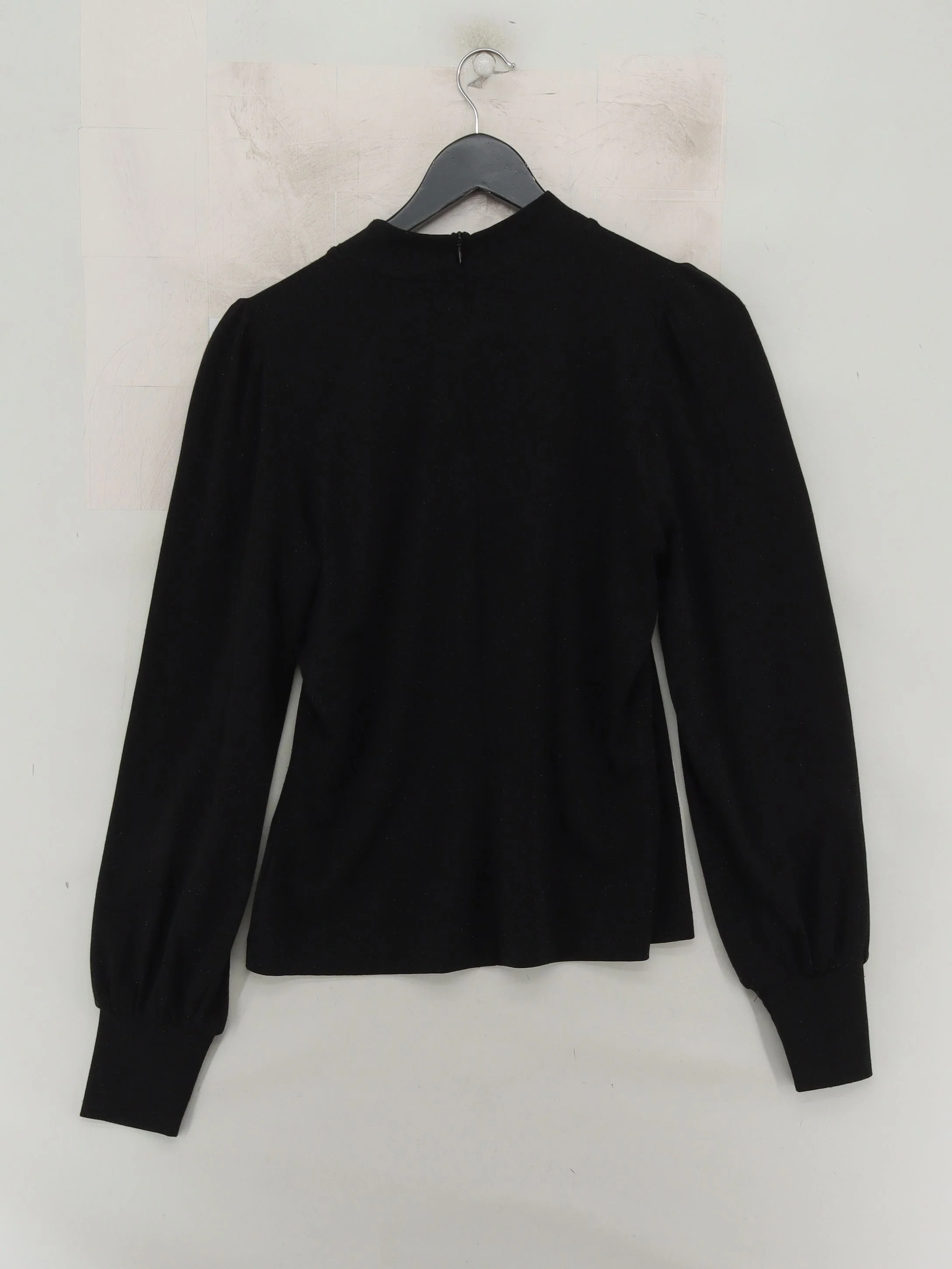 ME+EM Women's Top UK 12 Black Polyester with Viscose, Polyamide, Elastane Basic - Image 2