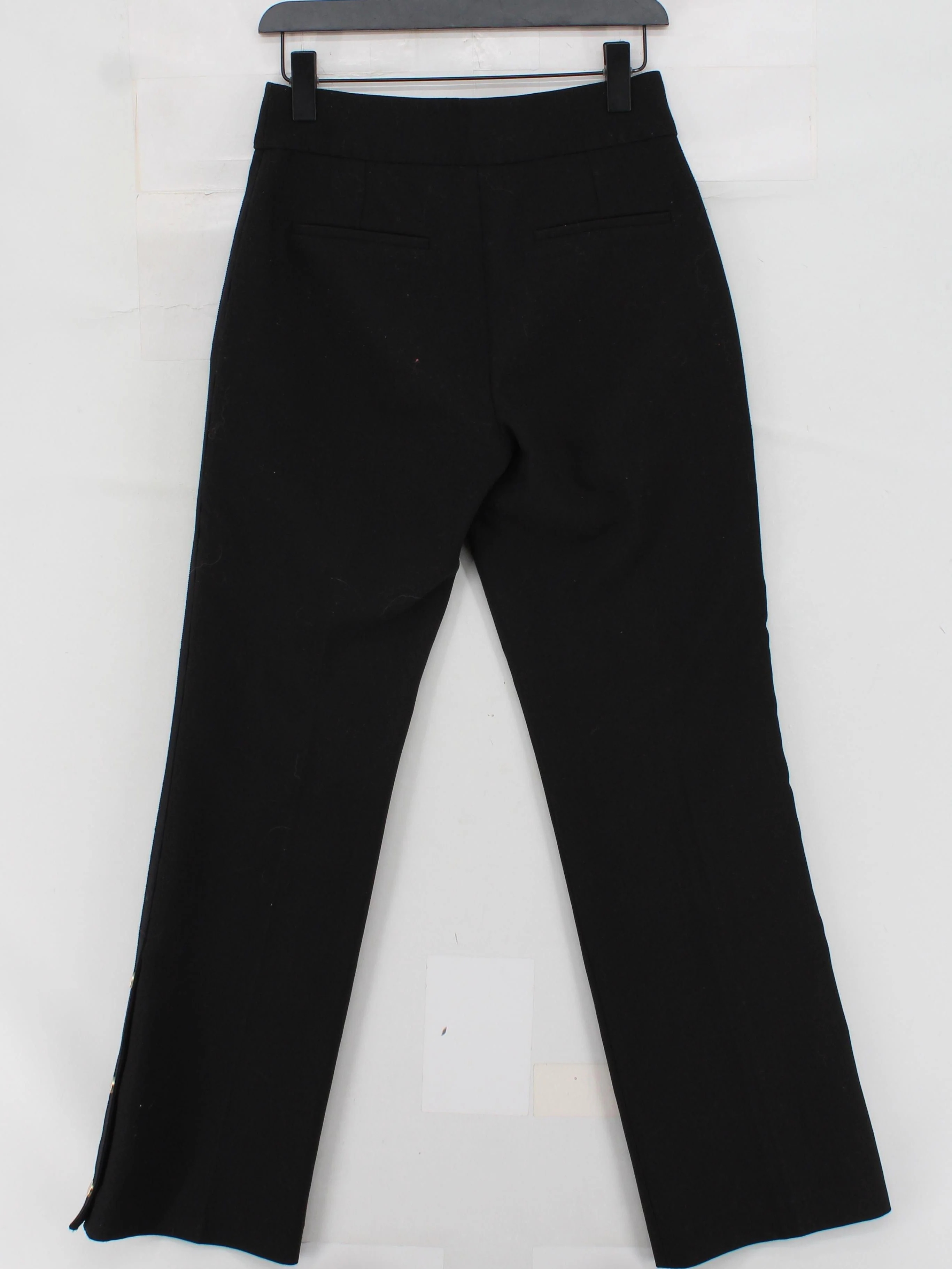 ME+EM Women's Trousers S Black 100% Cotton Straight Chino - Image 2