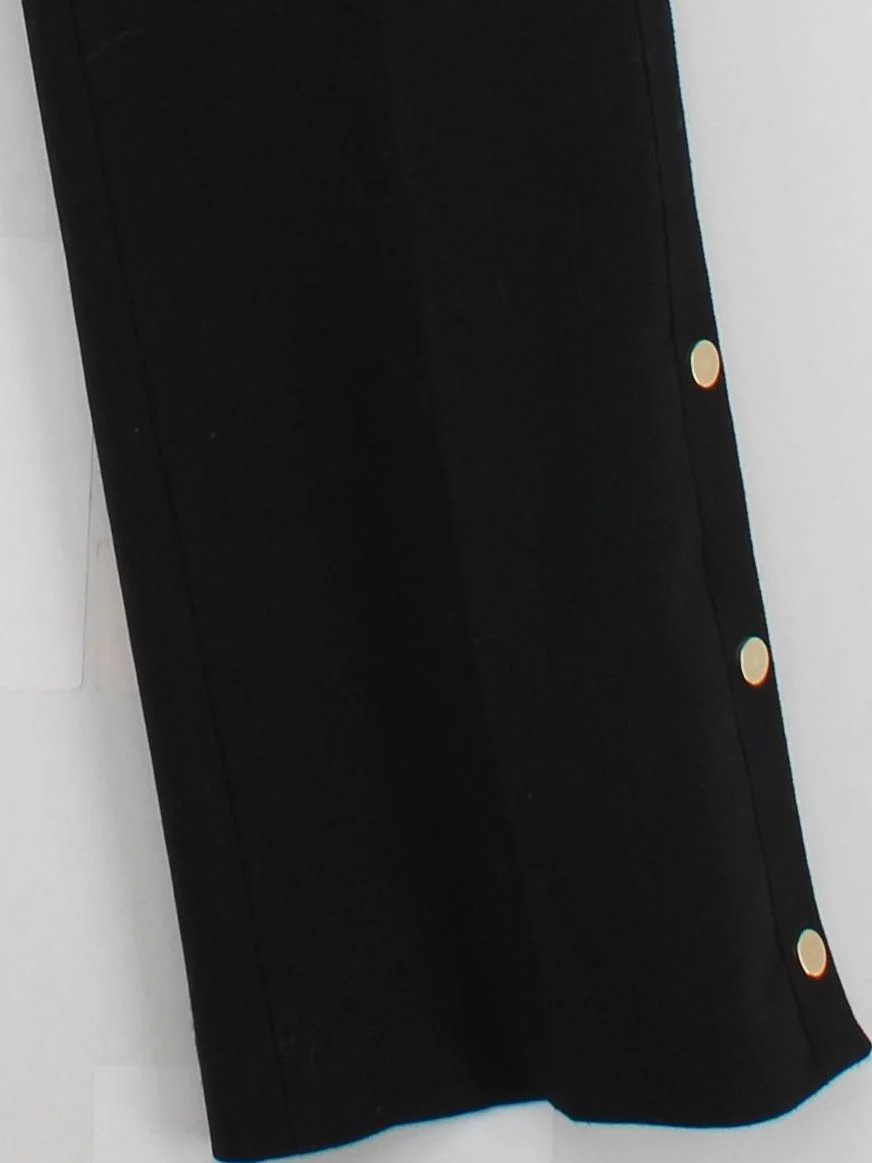 ME+EM Women's Trousers S Black 100% Cotton Straight Chino - Image 4
