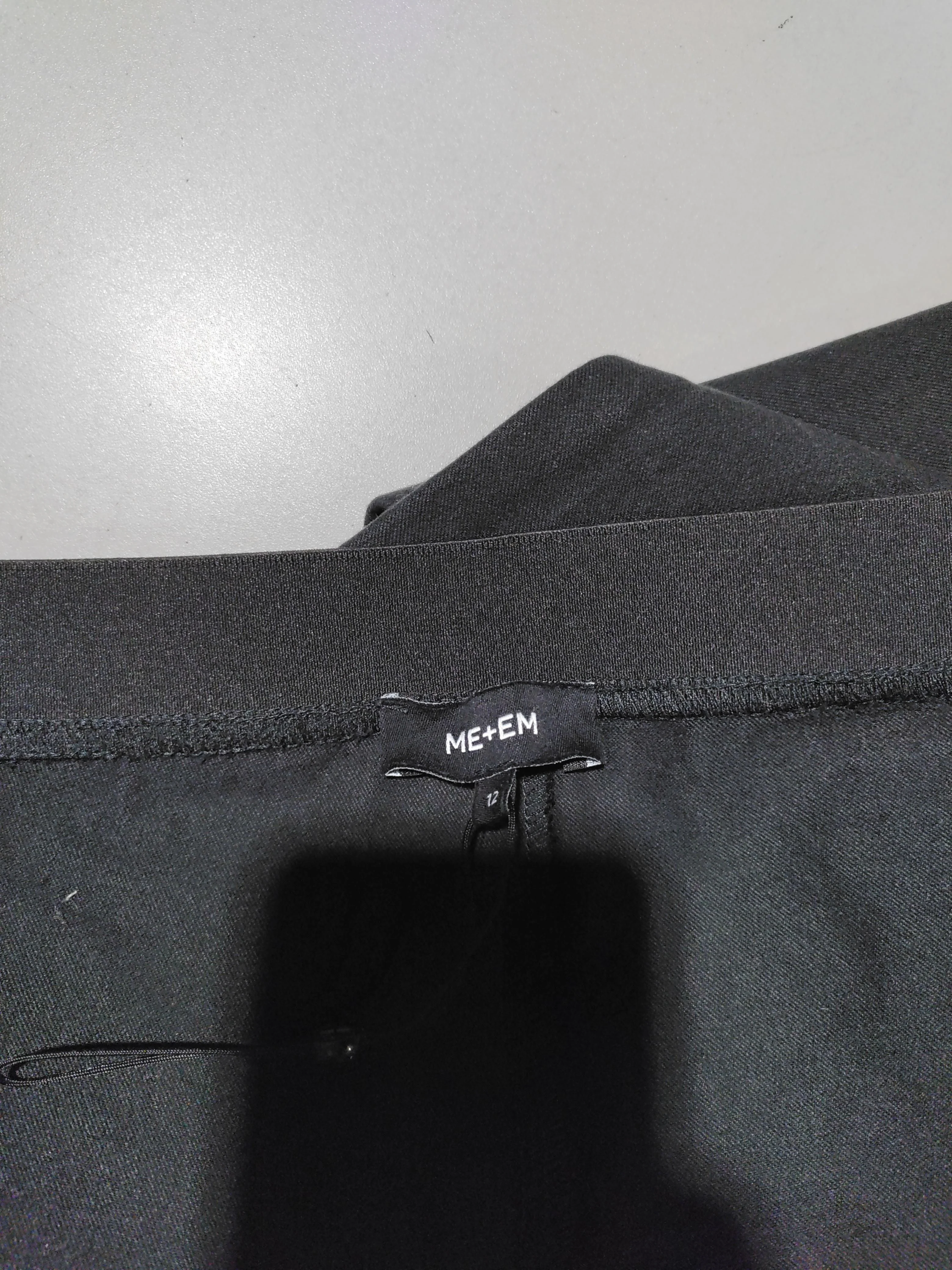 ME+EM Women's Trousers UK 12 Black 100% Other Straight Chino - Image 5