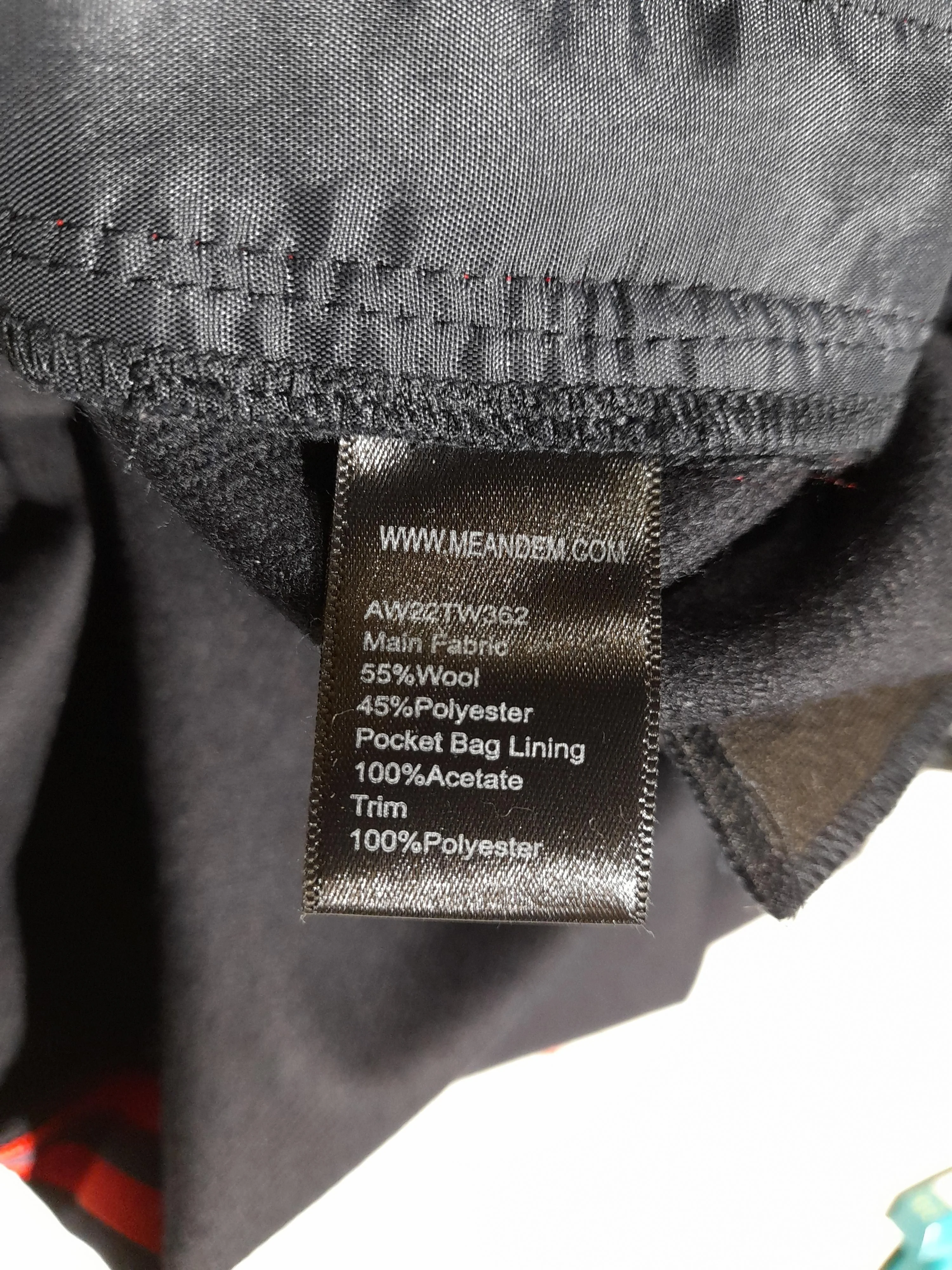ME+EM Women's Trousers UK 12 Black Wool with Polyester Wide-Leg Sweatpants - Image 6