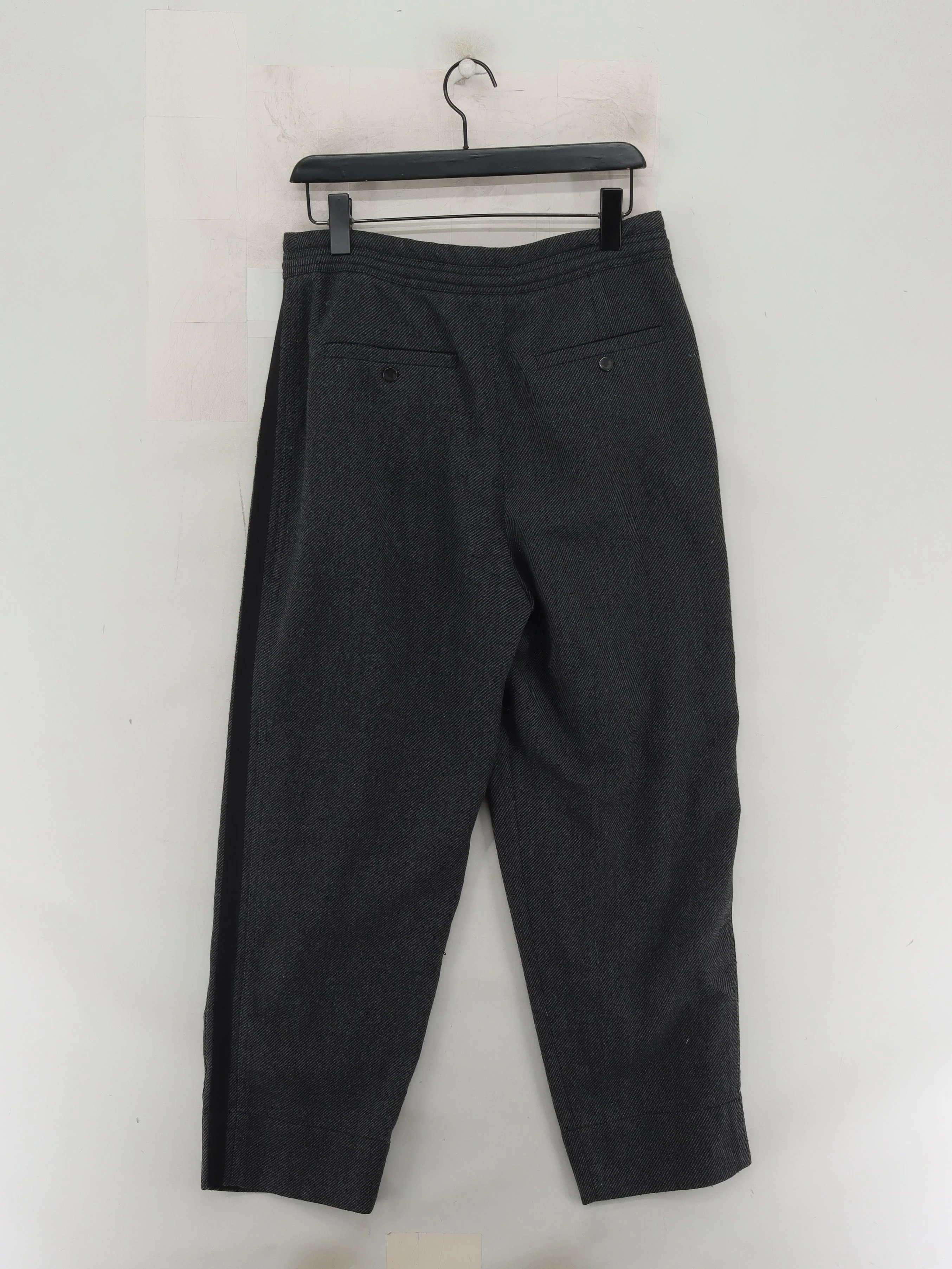 ME+EM Women's Trousers UK 12 Grey Polyester with Viscose, Elastane, Cotton Chino - Image 2