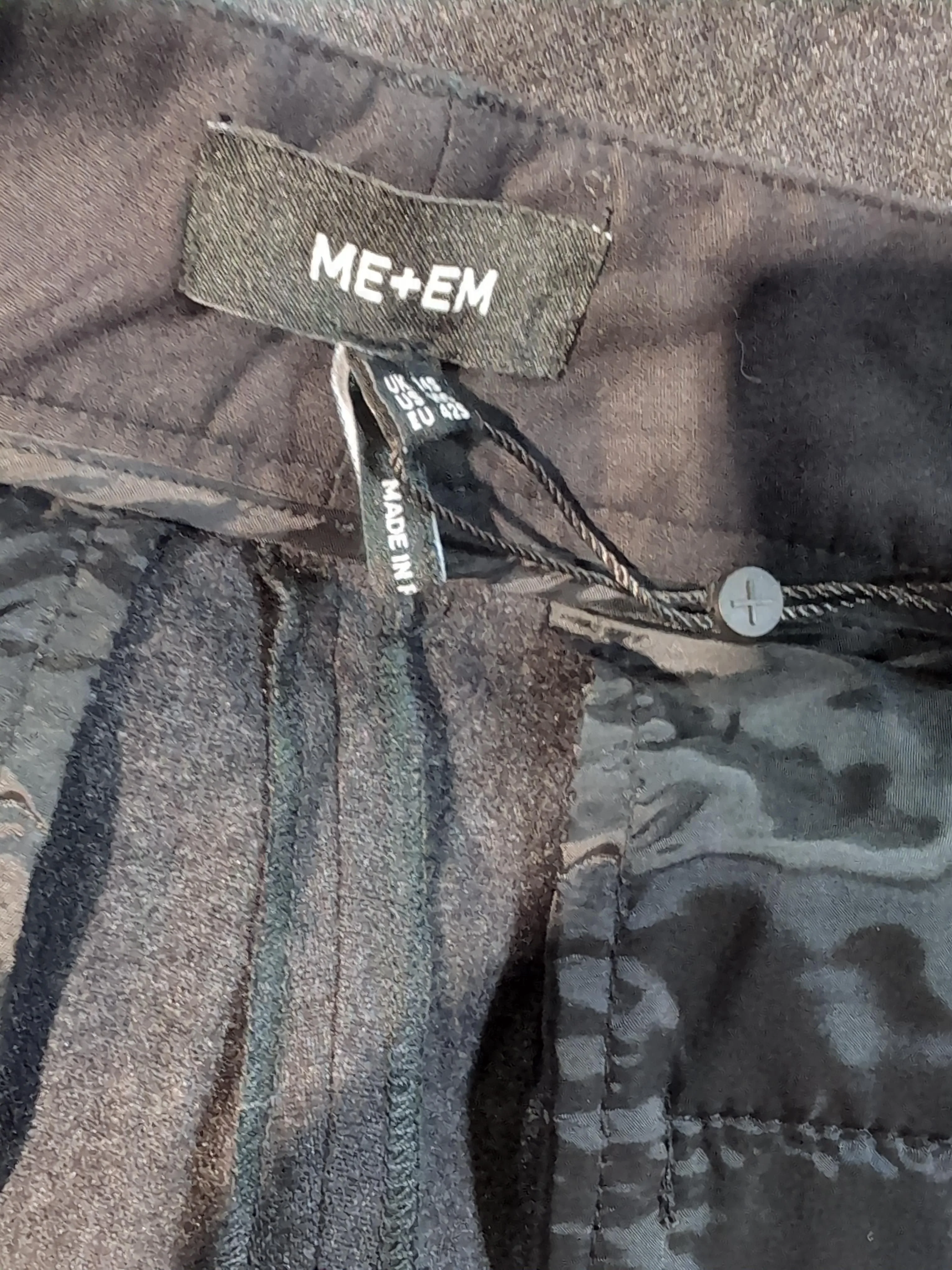ME+EM Women's Trousers UK 12 Grey Wool New with tags - Image 5