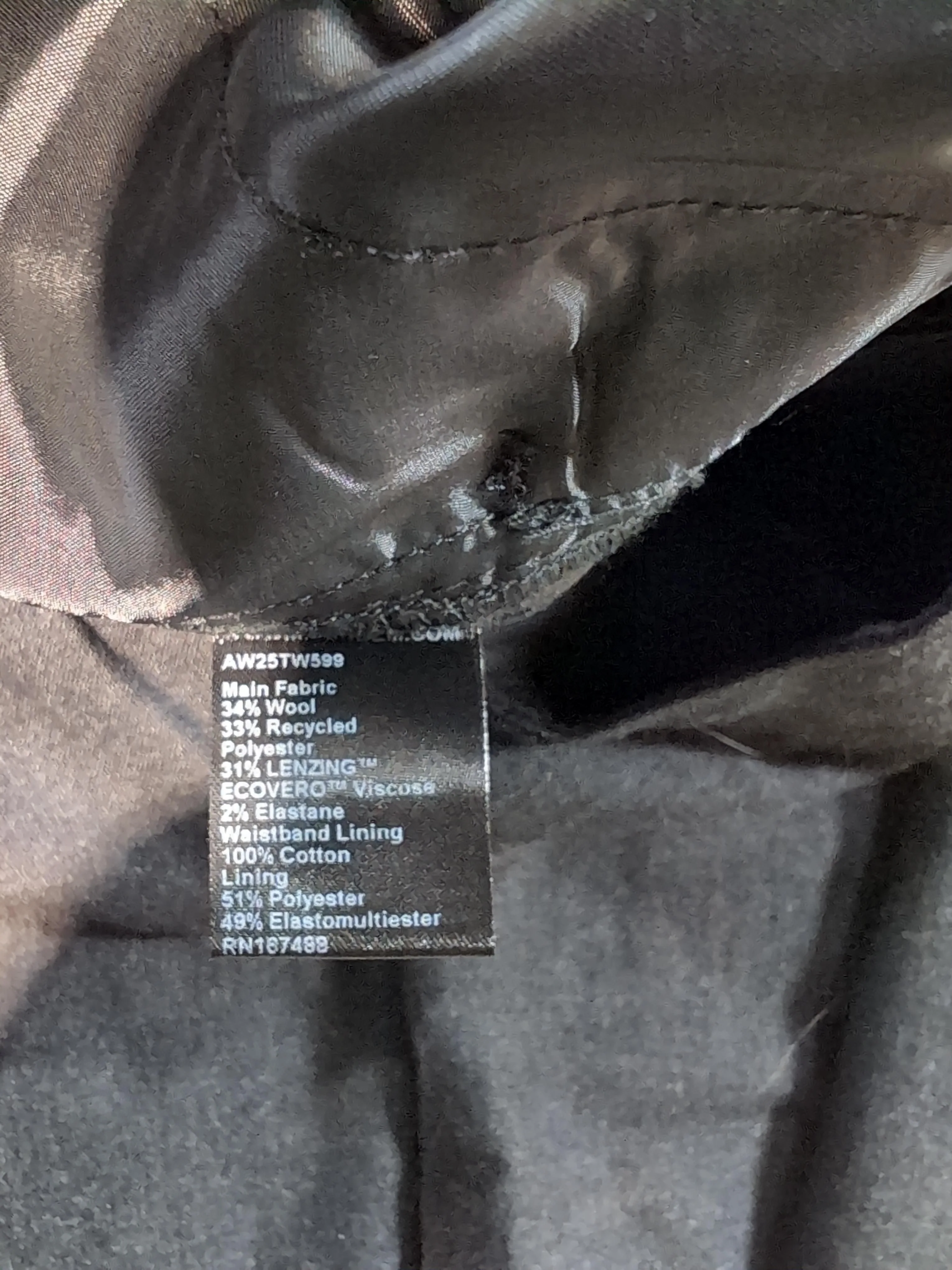 ME+EM Women's Trousers UK 12 Grey Wool New with tags - Image 6