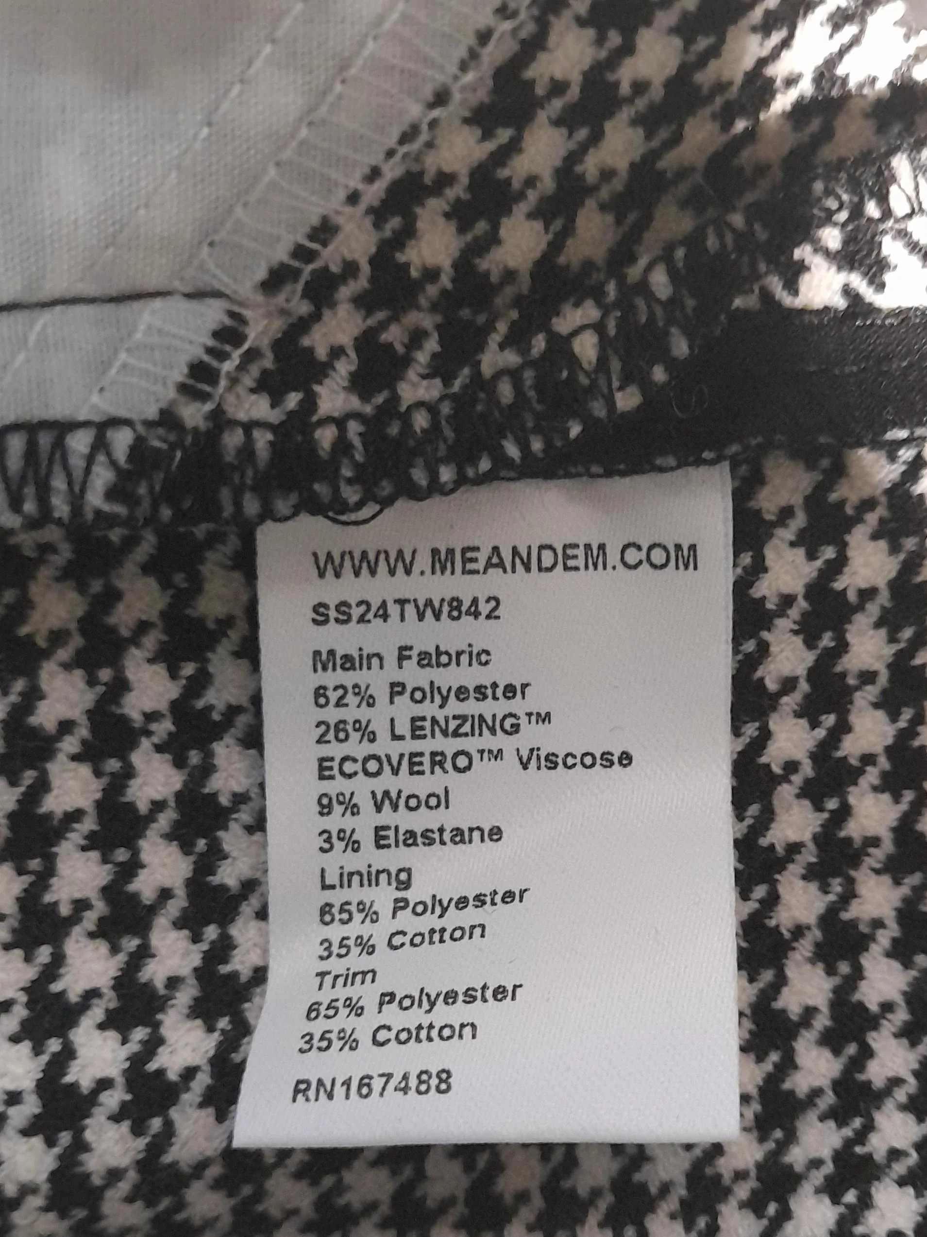 ME+EM Women's Trousers UK 14 Black Polyester New with tags - Image 6