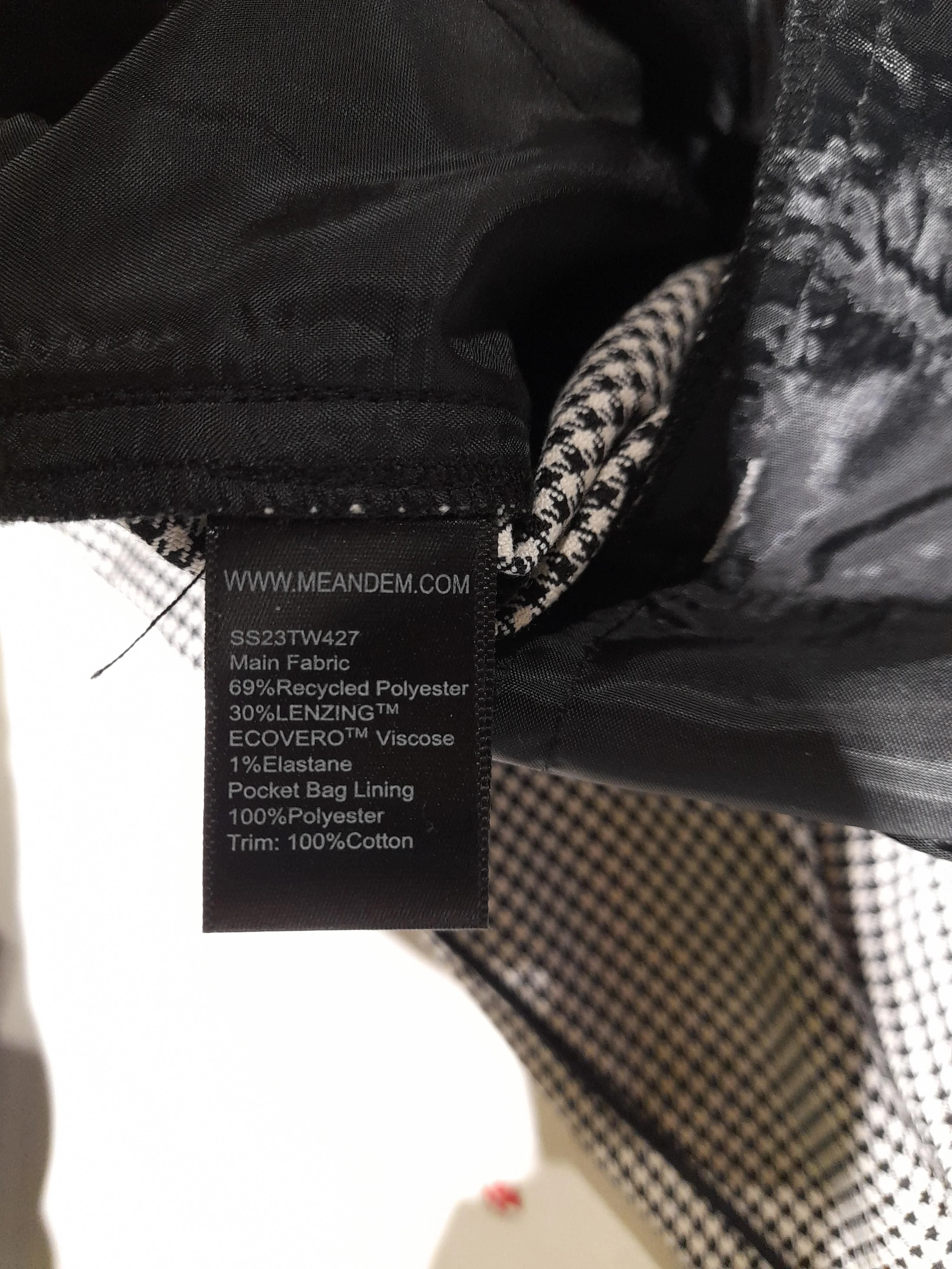 ME+EM Women's Trousers UK 14 Multi Polyester with Viscose, Elastane Cropped - Image 6