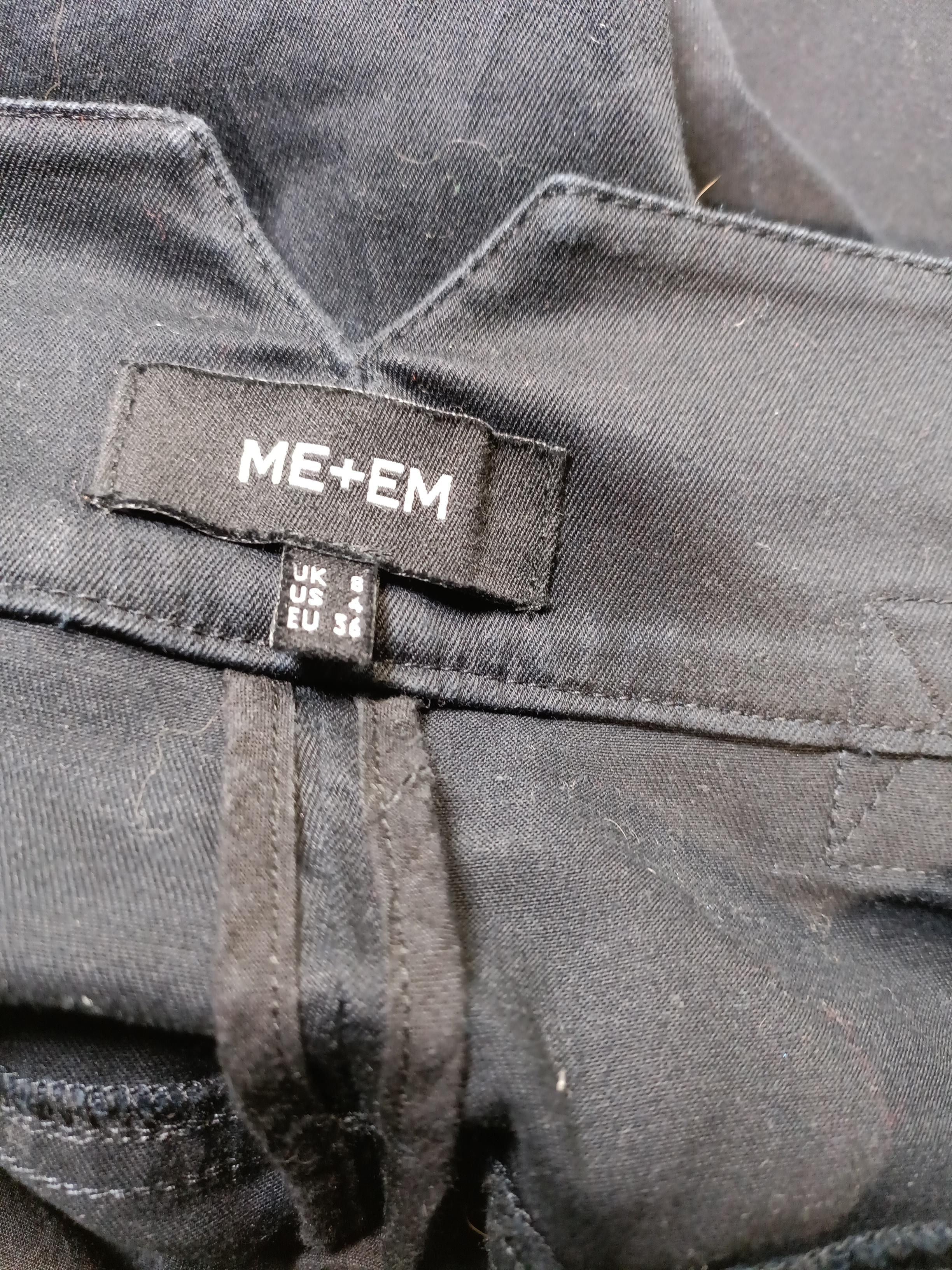 ME+EM Women's Trousers UK 8 Black 100% Other Tapered Chino - Image 5