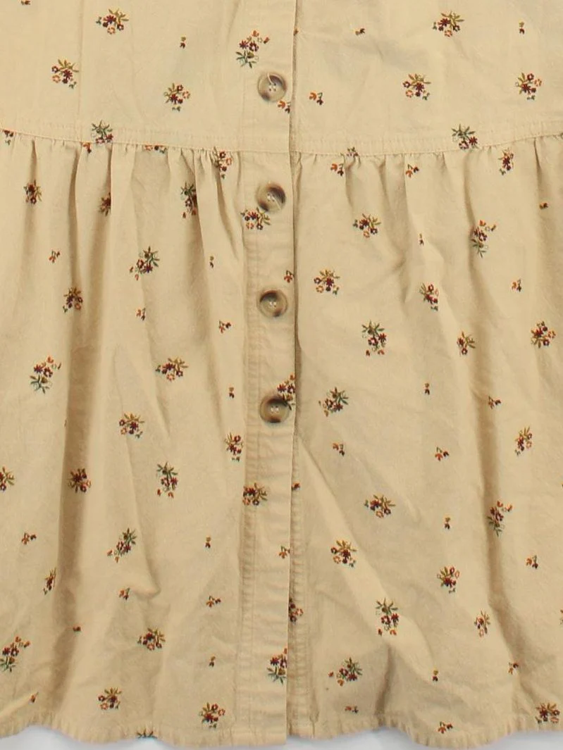 MEADOWS Shirt Midi Dress UK12 in Cream - Image 4
