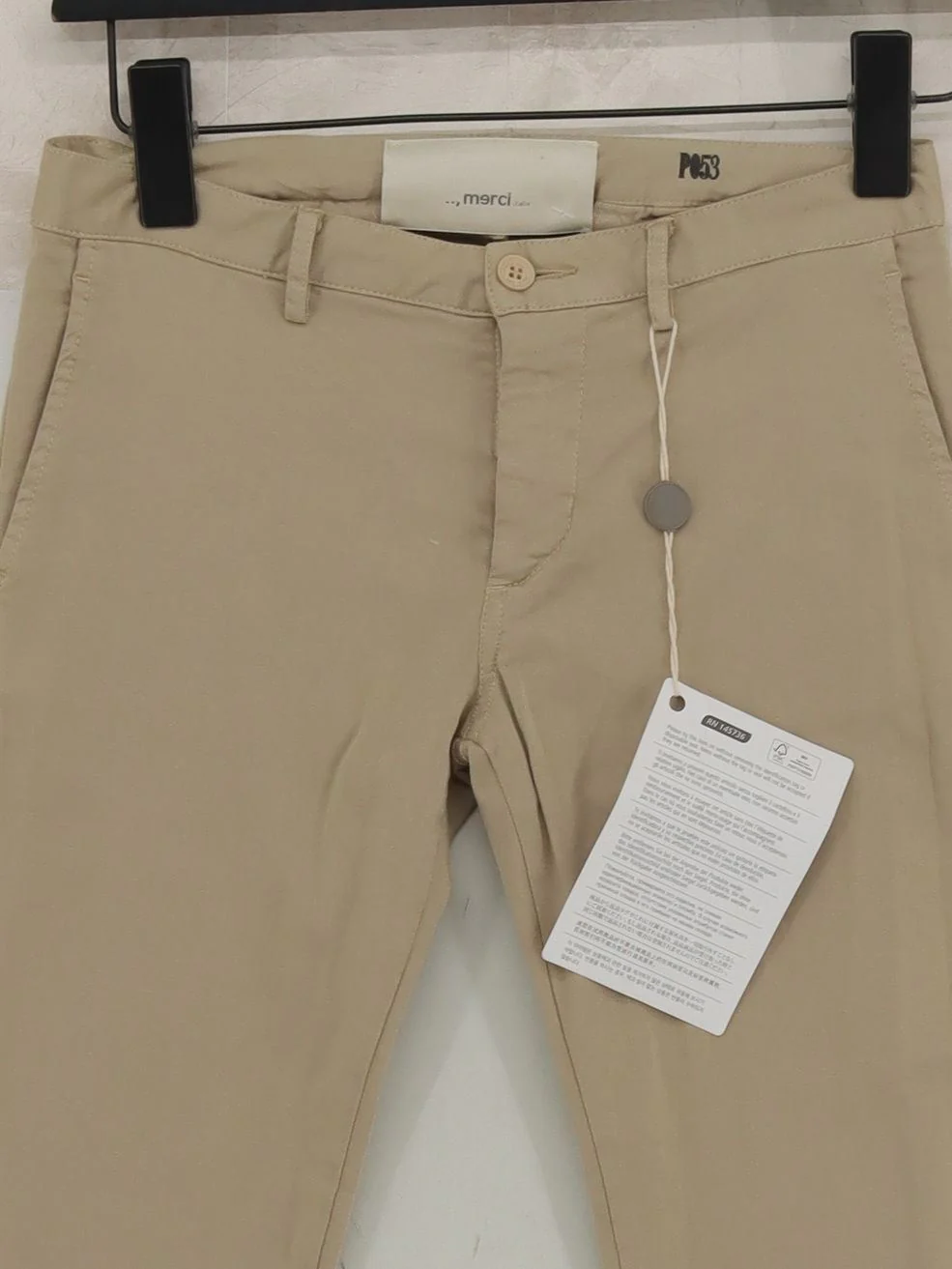 .., Merci Italia Men's Trousers W 25 in Tan Cotton New with tags - Image 3
