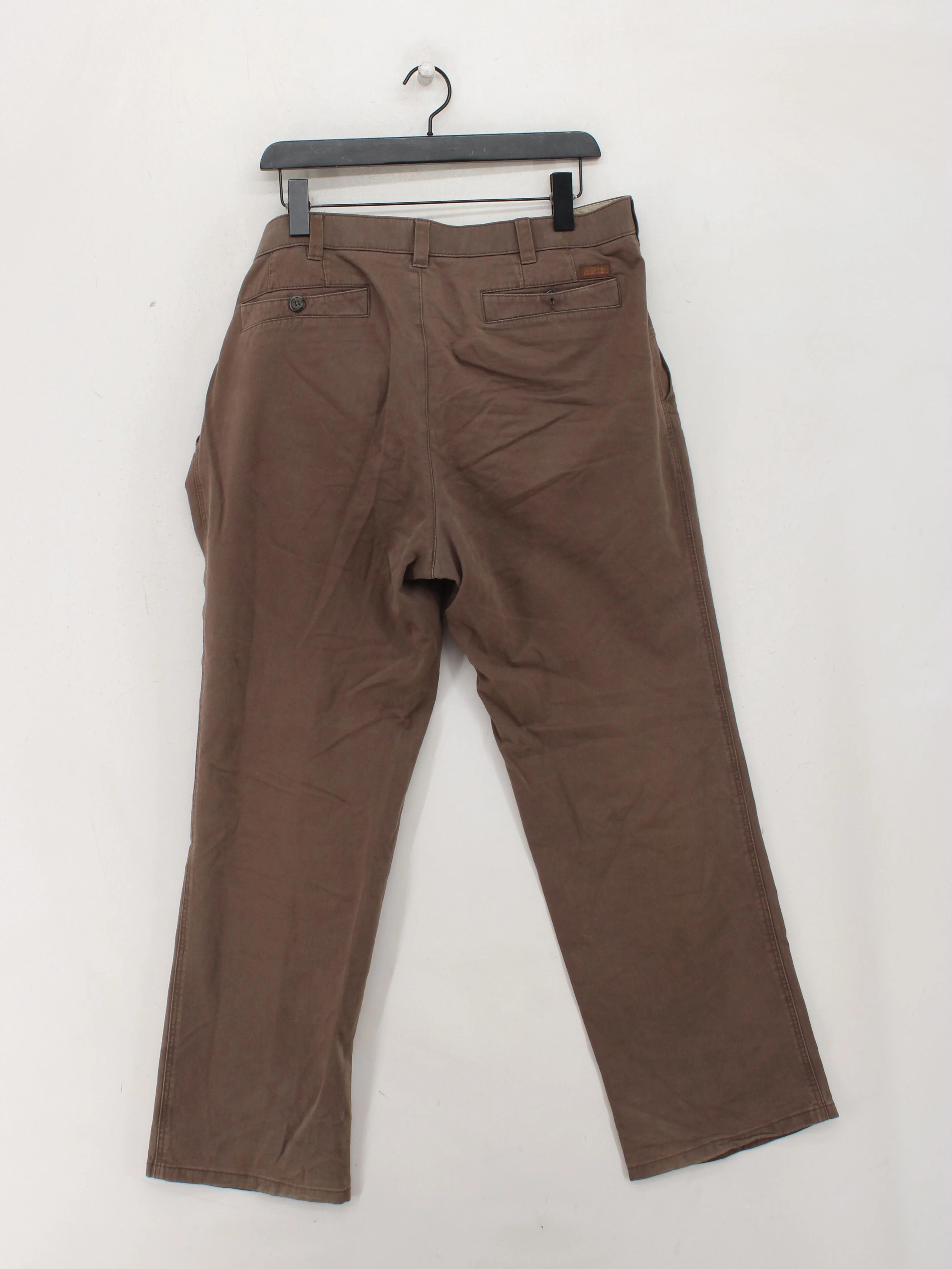 Meyer Men's Trousers W 36 in Brown Cotton with Elastane Straight Chino - Image 2
