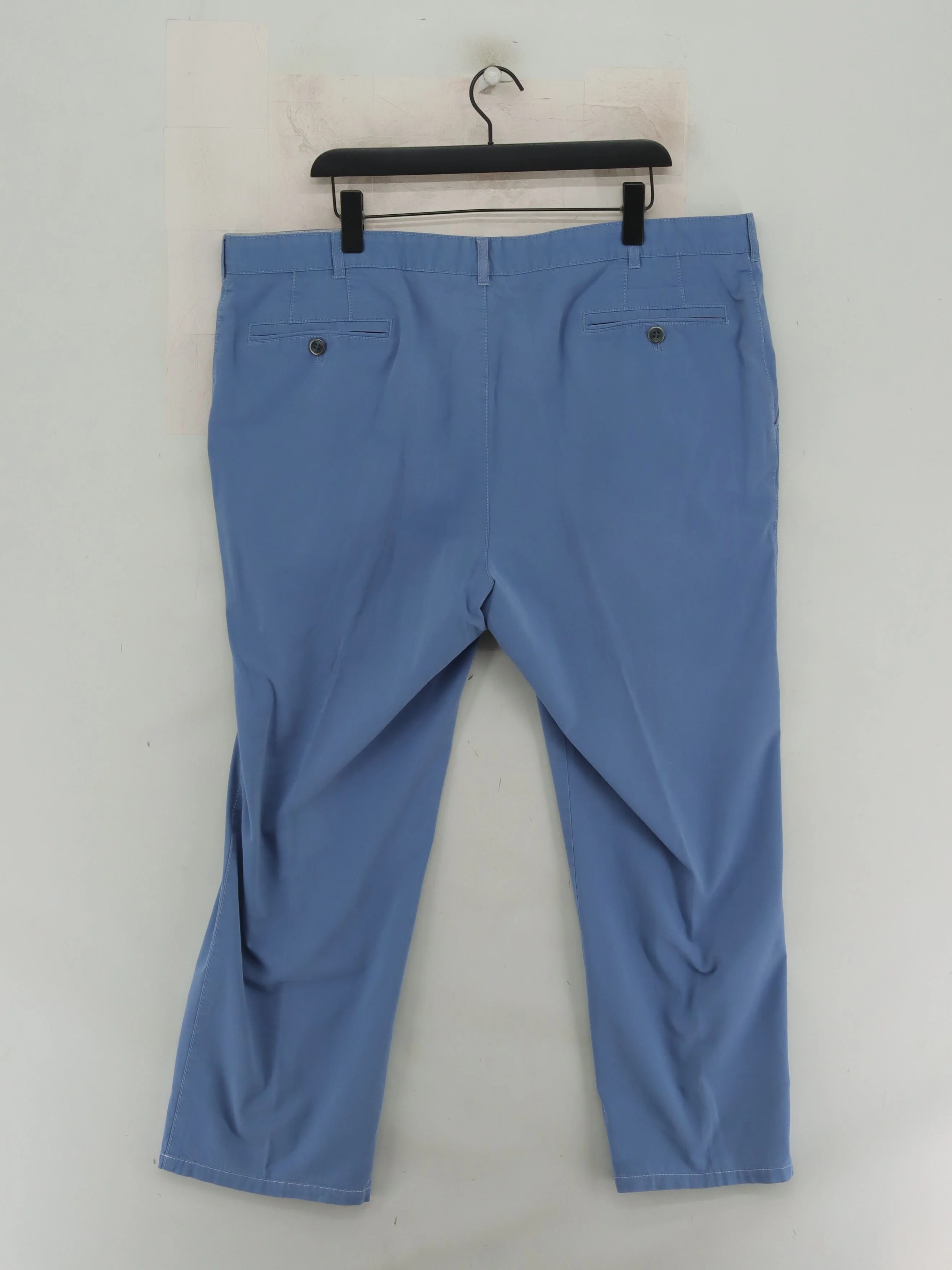 Meyer Men's Trousers W 44 in Blue 100% Cotton Straight Chino - Image 2
