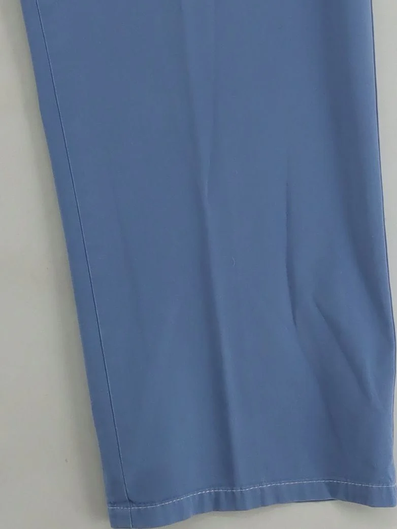 Meyer Men's Trousers W 44 in Blue 100% Cotton Straight Chino - Image 4