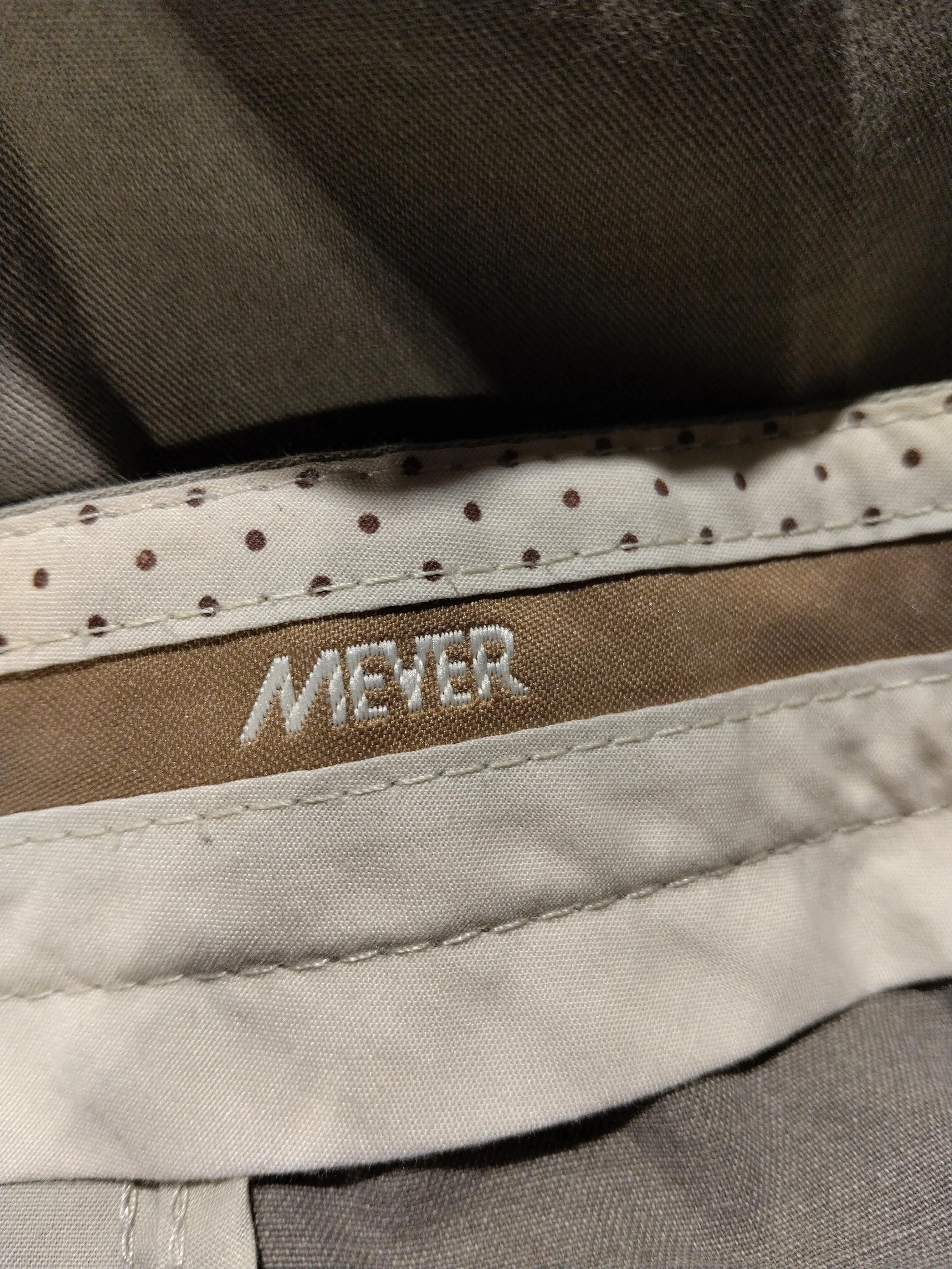 Meyer Men's Trousers W 44 in; L 32 in Tan 100% Cotton Straight Chino - Image 6