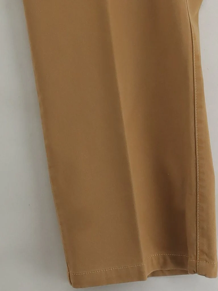 Meyer Men's Trousers W 44 in; L 32 in Tan Cotton with Elastane Straight Chino - Image 4