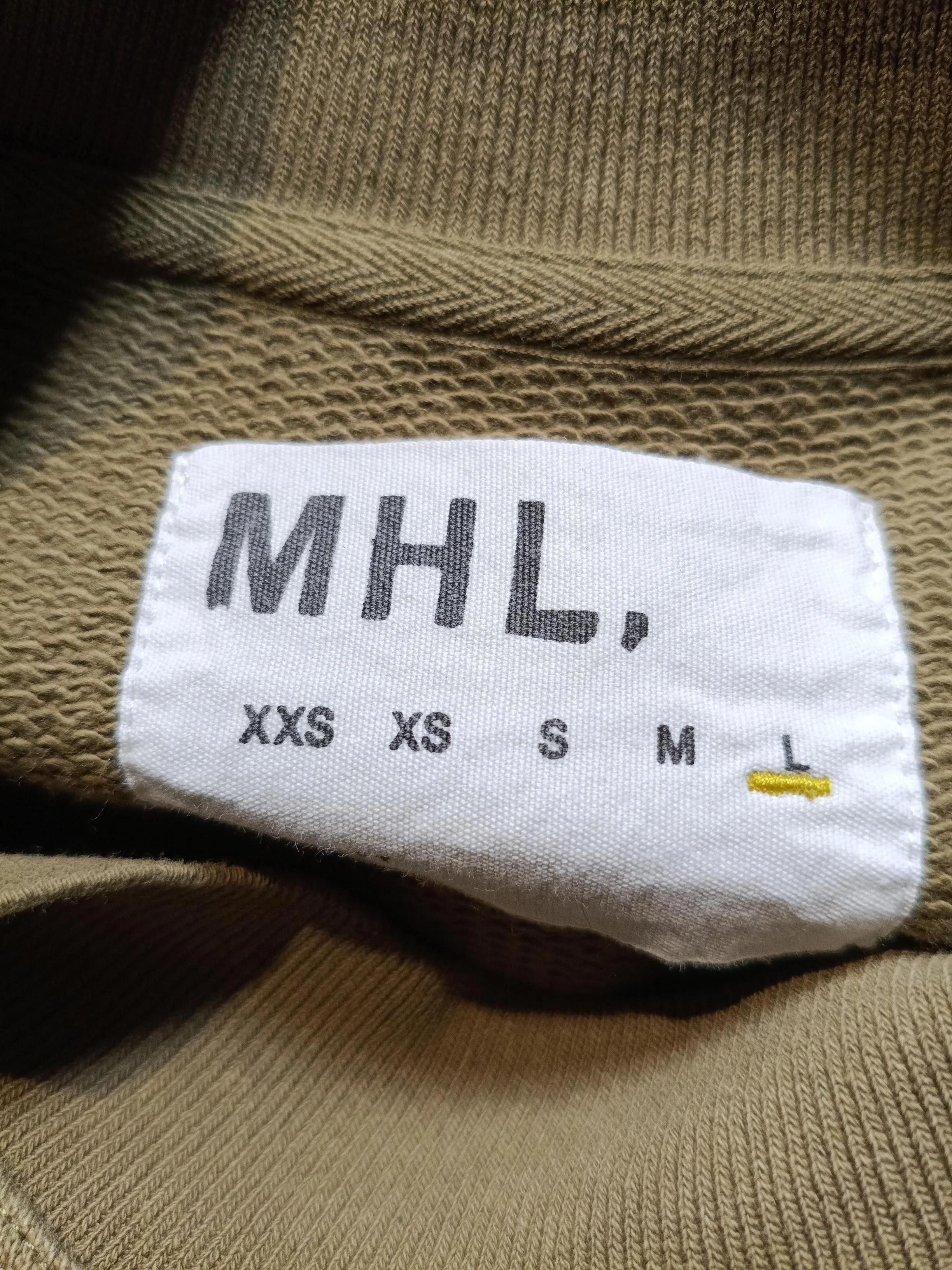 MHL. Women's Hoodie L Brown 100% Cotton Pullover - Image 5