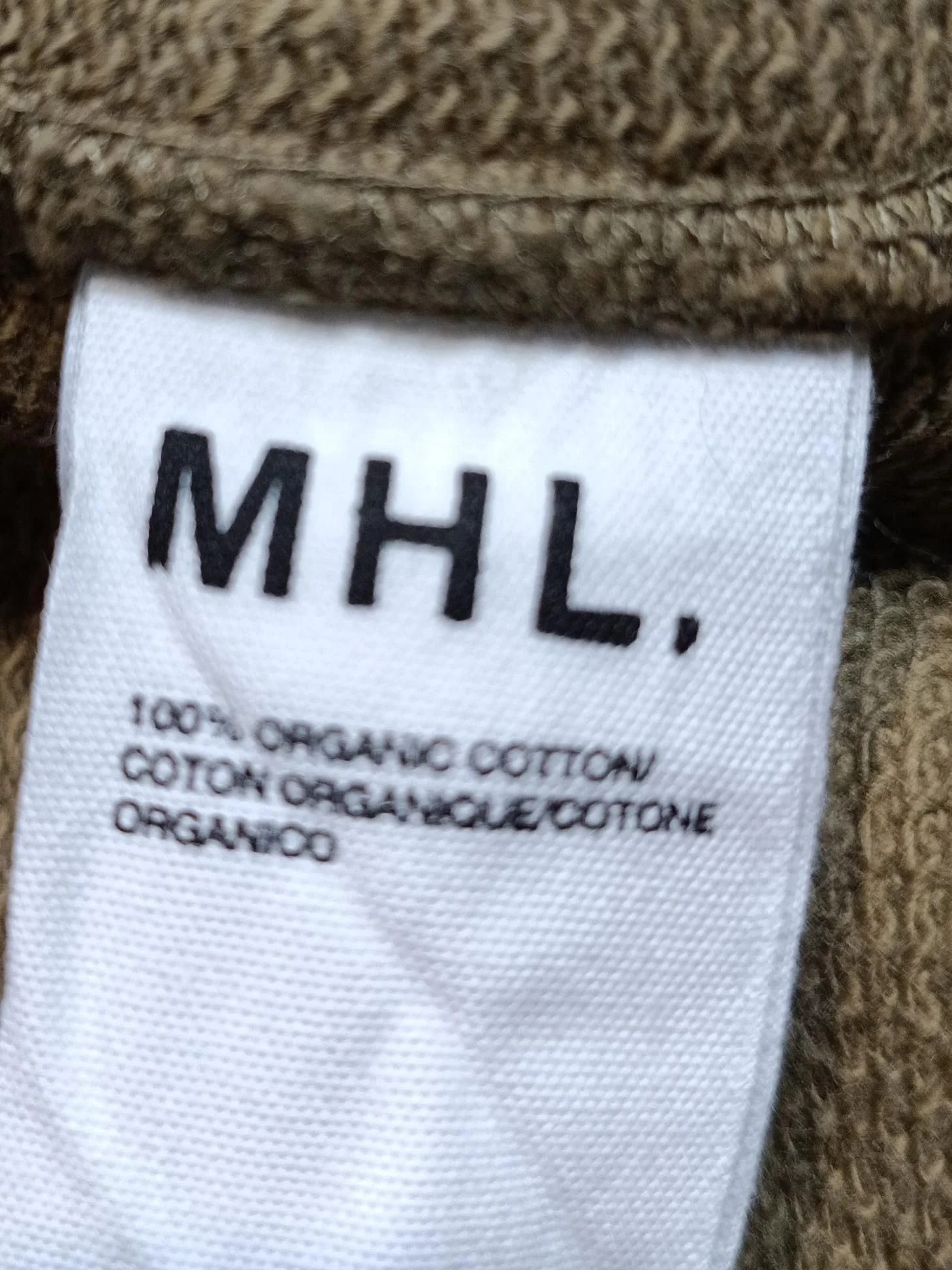 MHL. Women's Hoodie L Brown 100% Cotton Pullover - Image 6