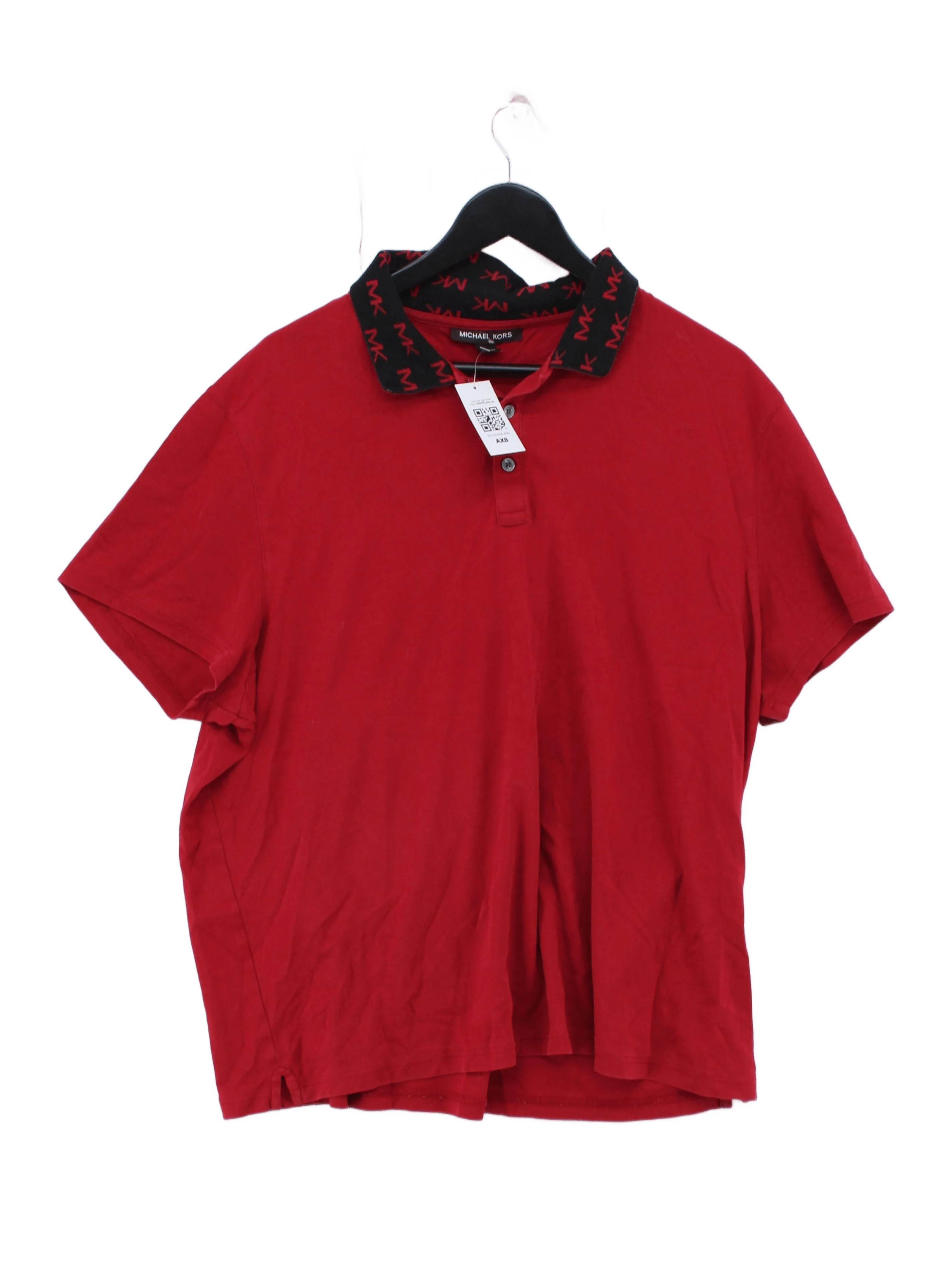 Michael Kors Men's Polo XXL Red 100% Cotton Basic