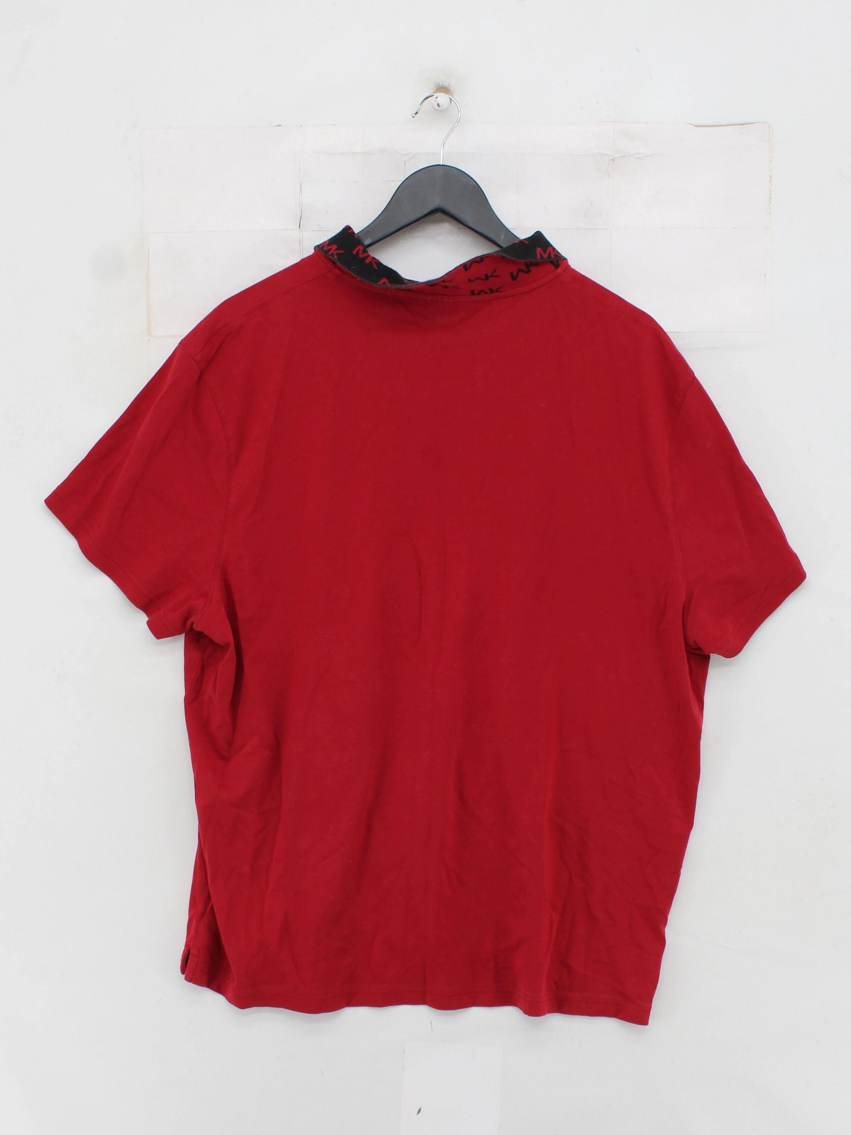 Michael Kors Men's Polo XXL Red 100% Cotton Basic - Image 2