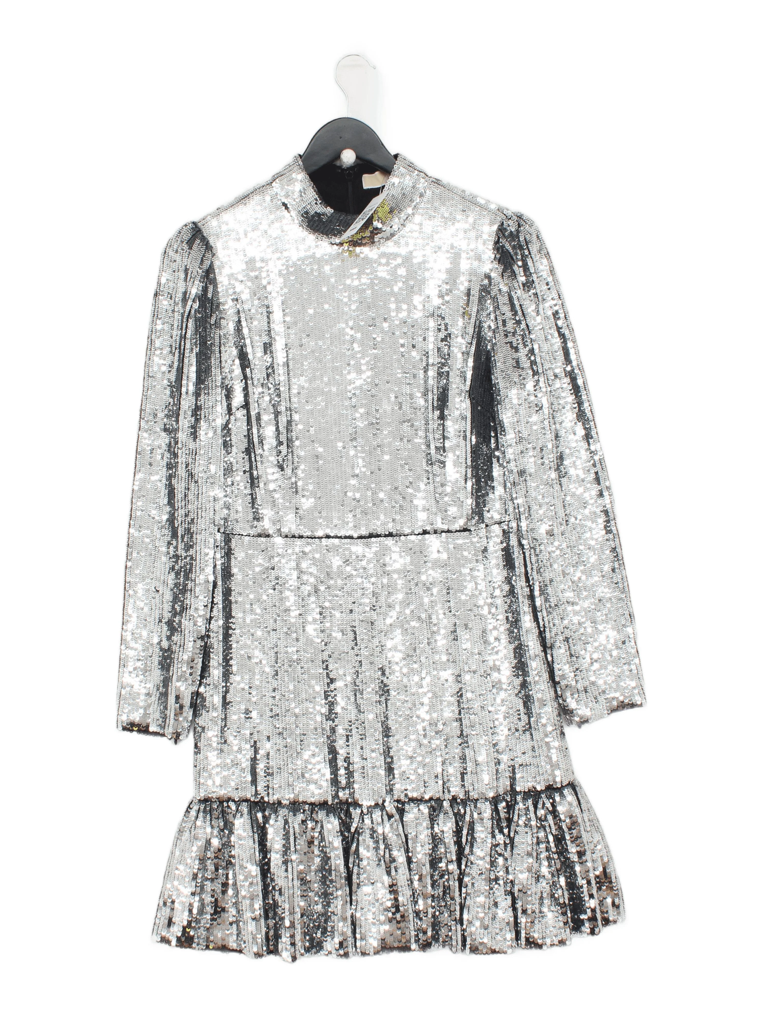 Michael Kors Mini Dress M in Silver