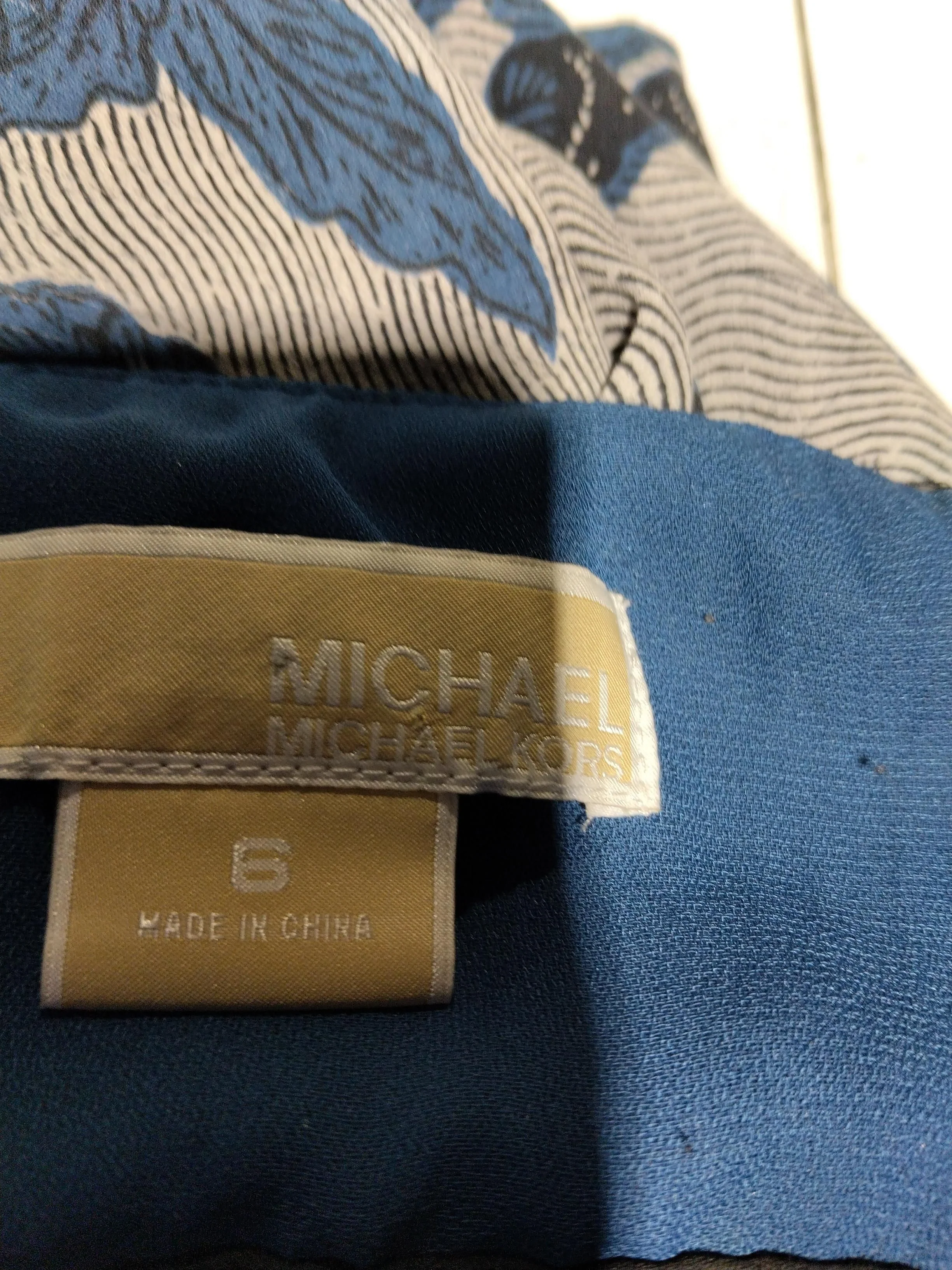 Michael Kors Mini Dress UK10 in Blue - Image 5