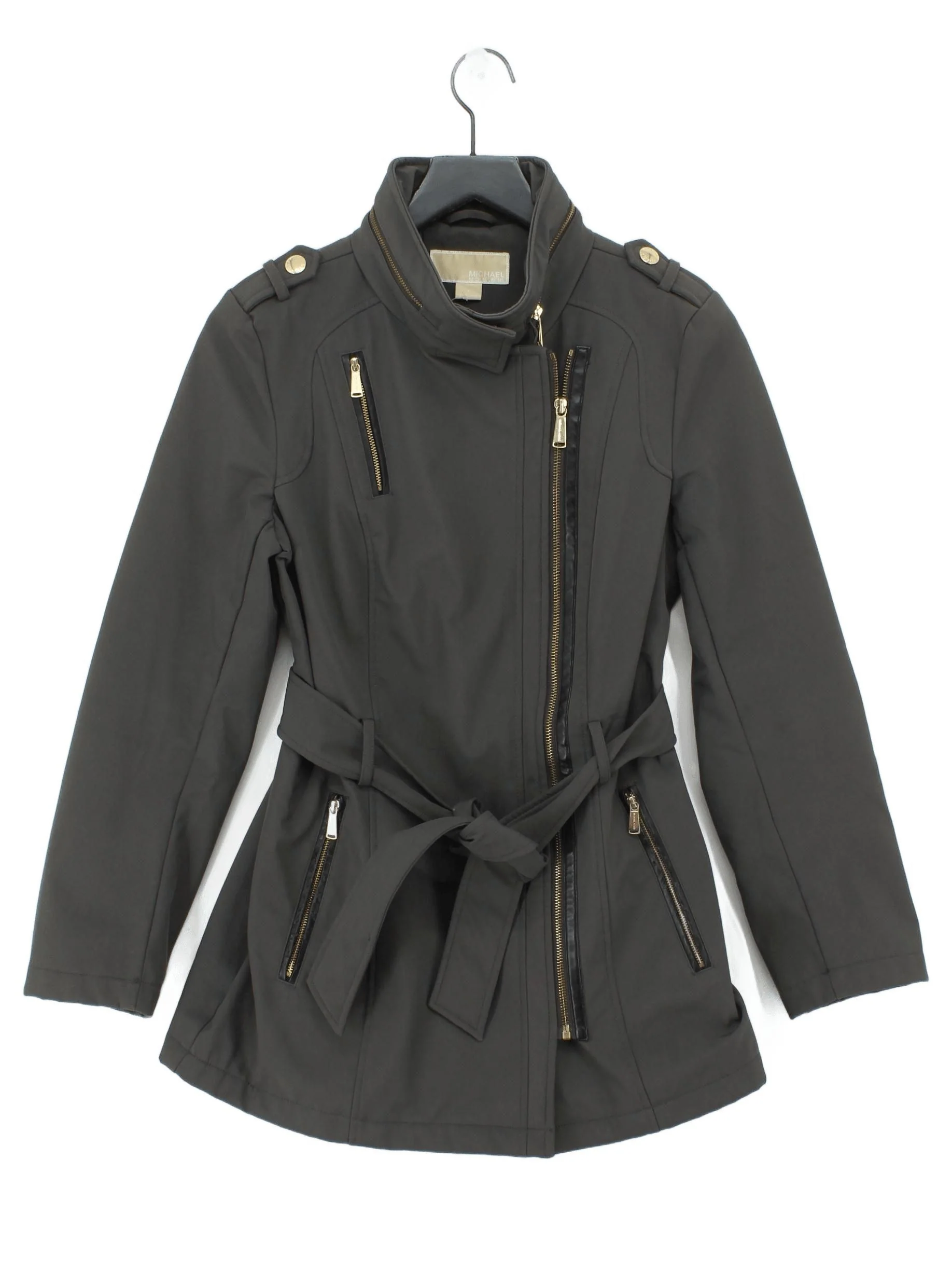 Michael Kors Motorcycle Jacket jacket grey