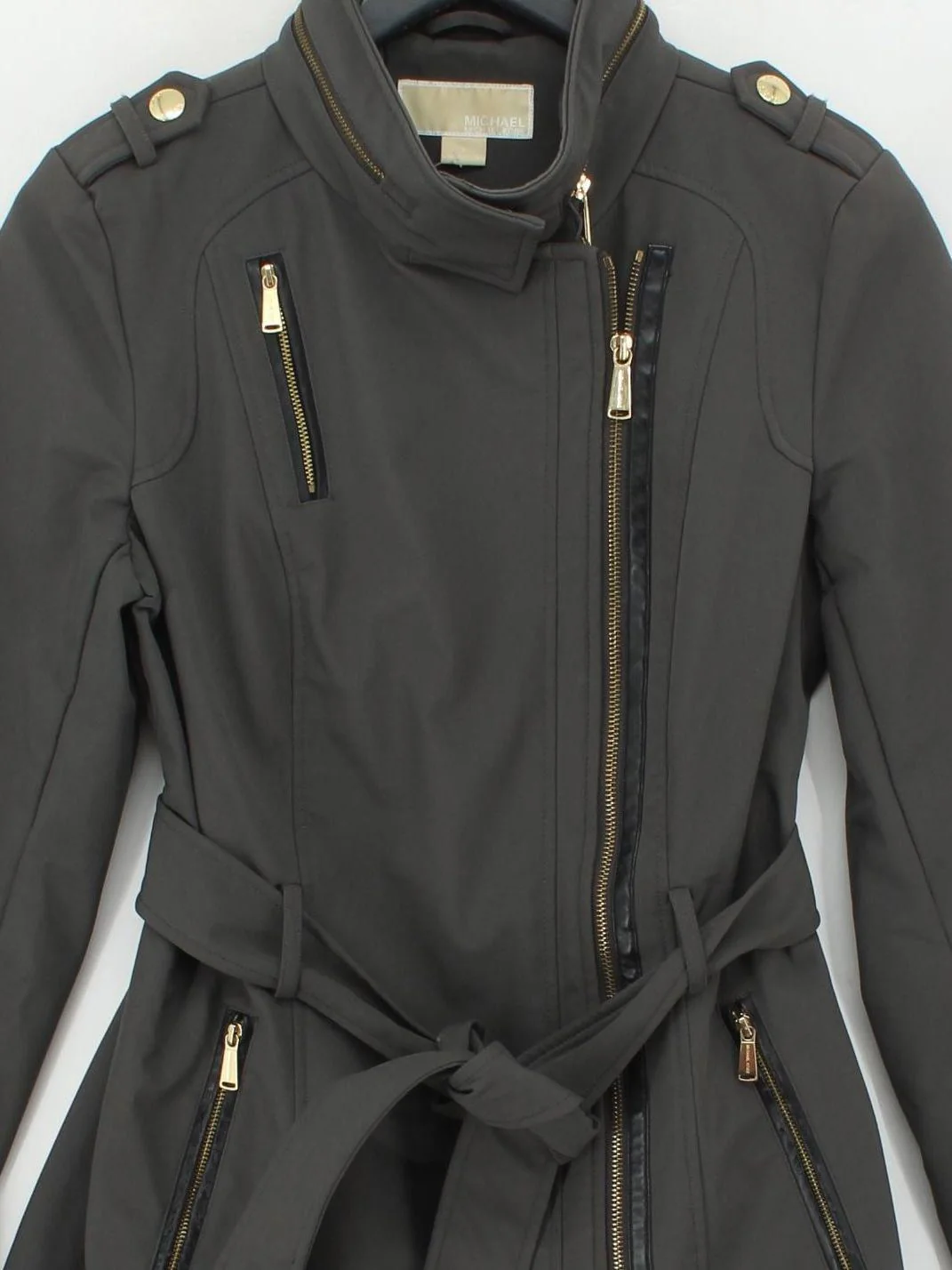 Michael Kors Motorcycle Jacket jacket grey - Image 3