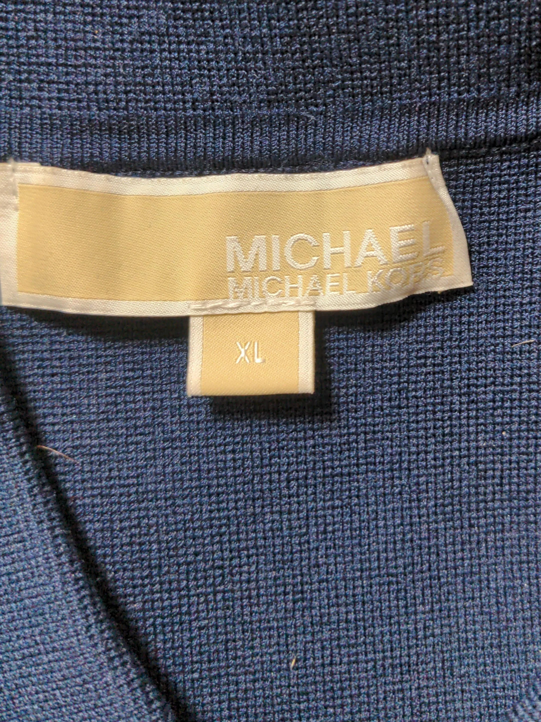 Michael Kors Shirt Mini Dress XL in Blue - Image 5