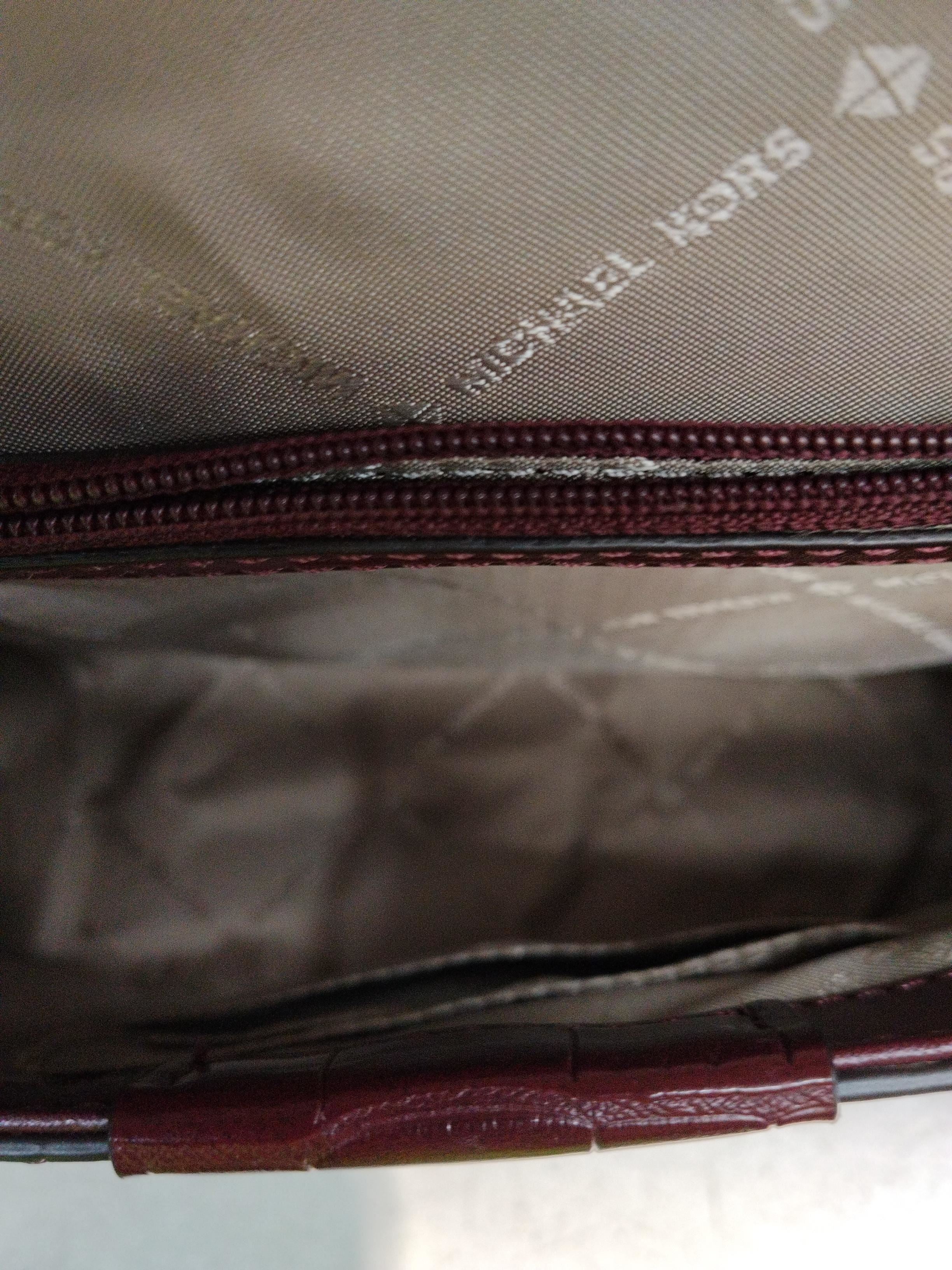 Michael Kors Women's Bag Red 100% Faux Leather Crossbody - Image 4