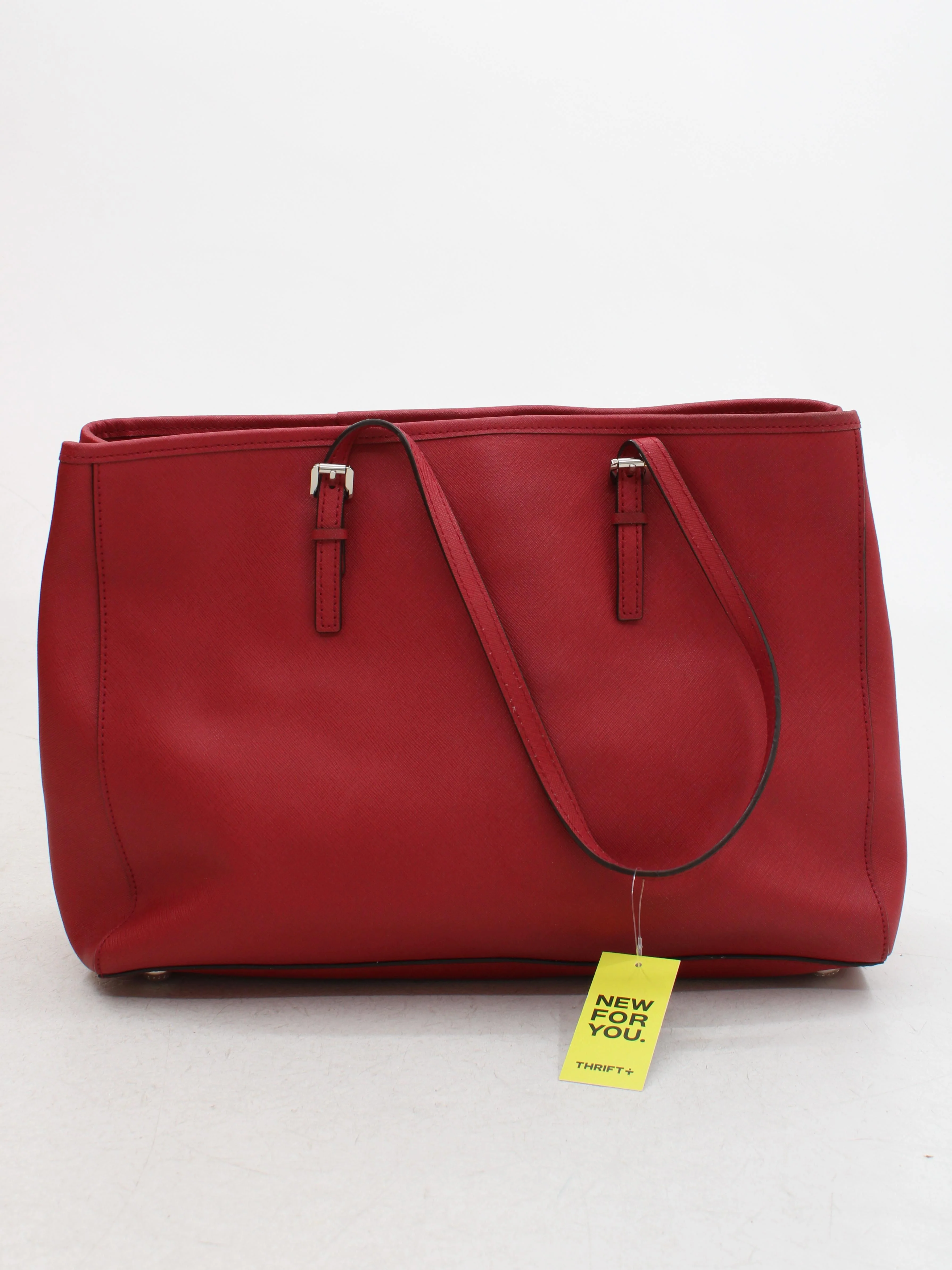 Michael Kors Women's Bag Red 100% Faux Leather Tote - Image 2