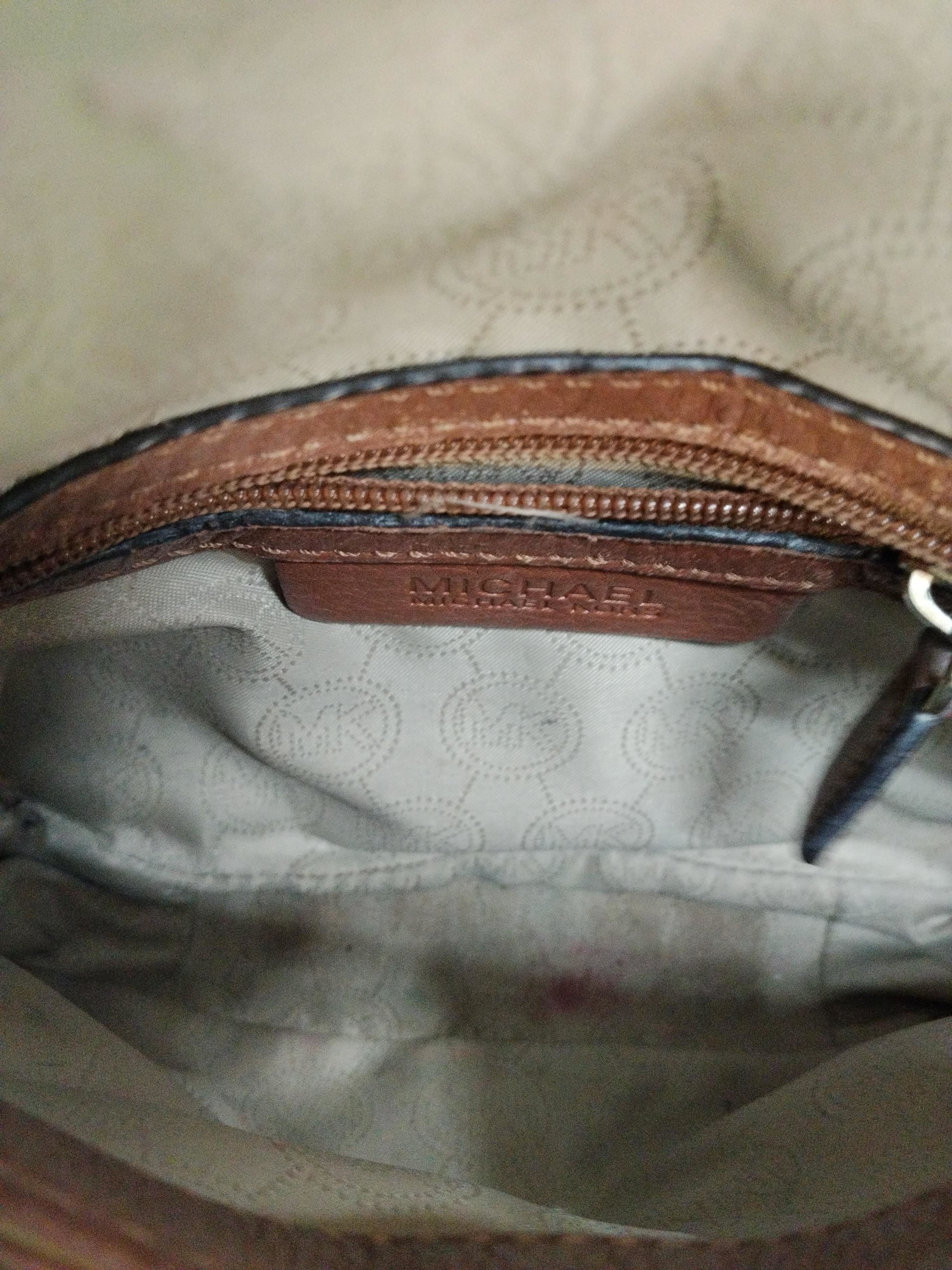 Michael Kors Women's Bag Tan 100% Leather Crossbody - Image 4