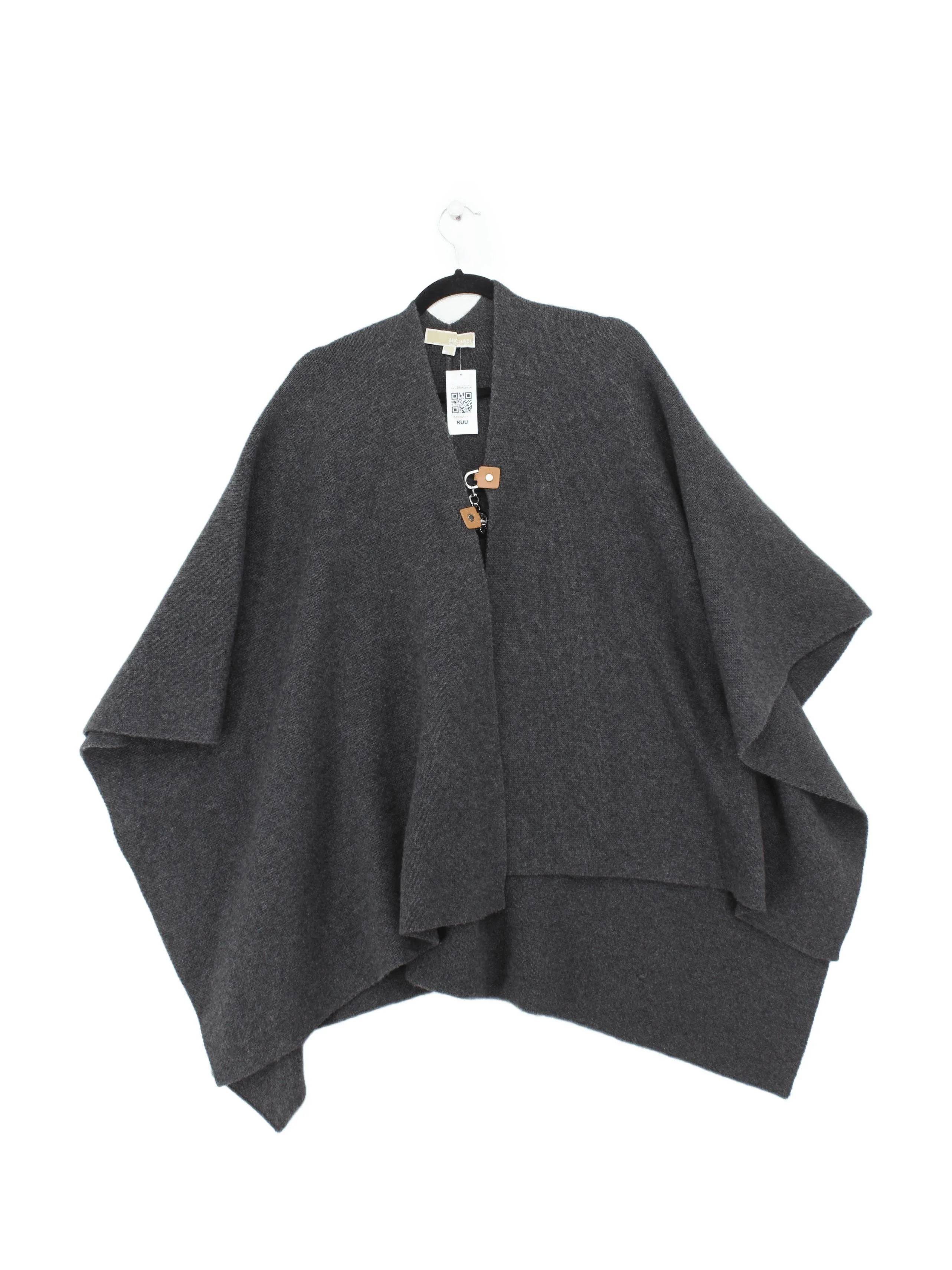Michael Kors Women's Coat S Grey Wool with Cashmere Anorak