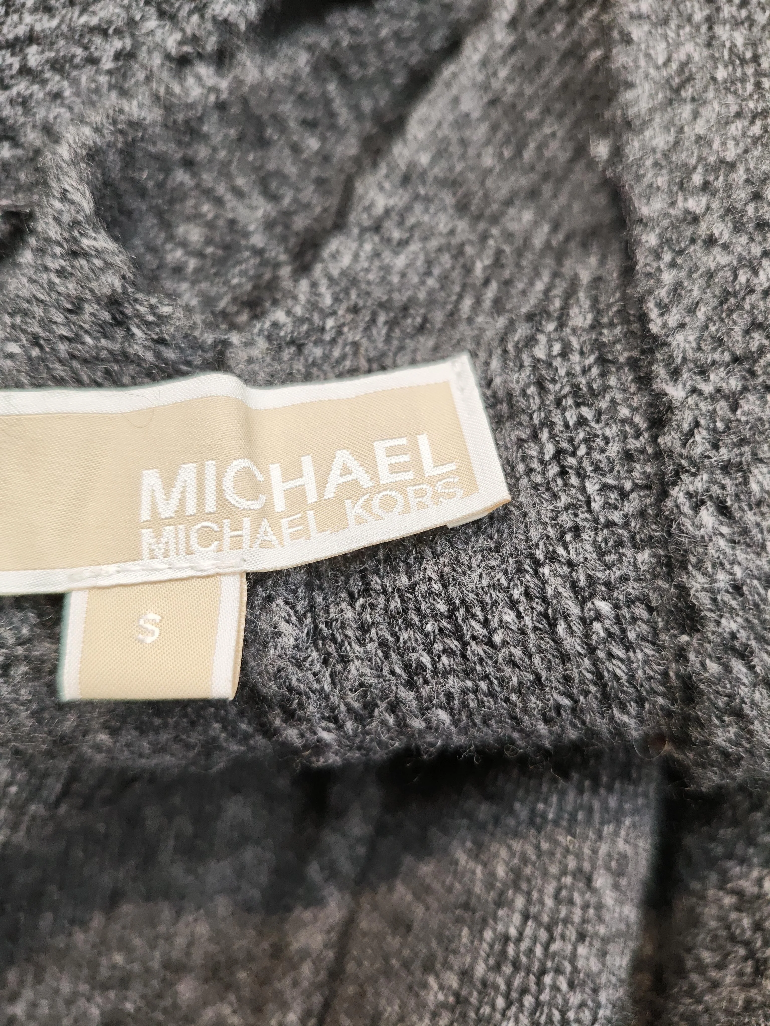 Michael Kors Women's Coat S Grey Wool with Cashmere Anorak - Image 5
