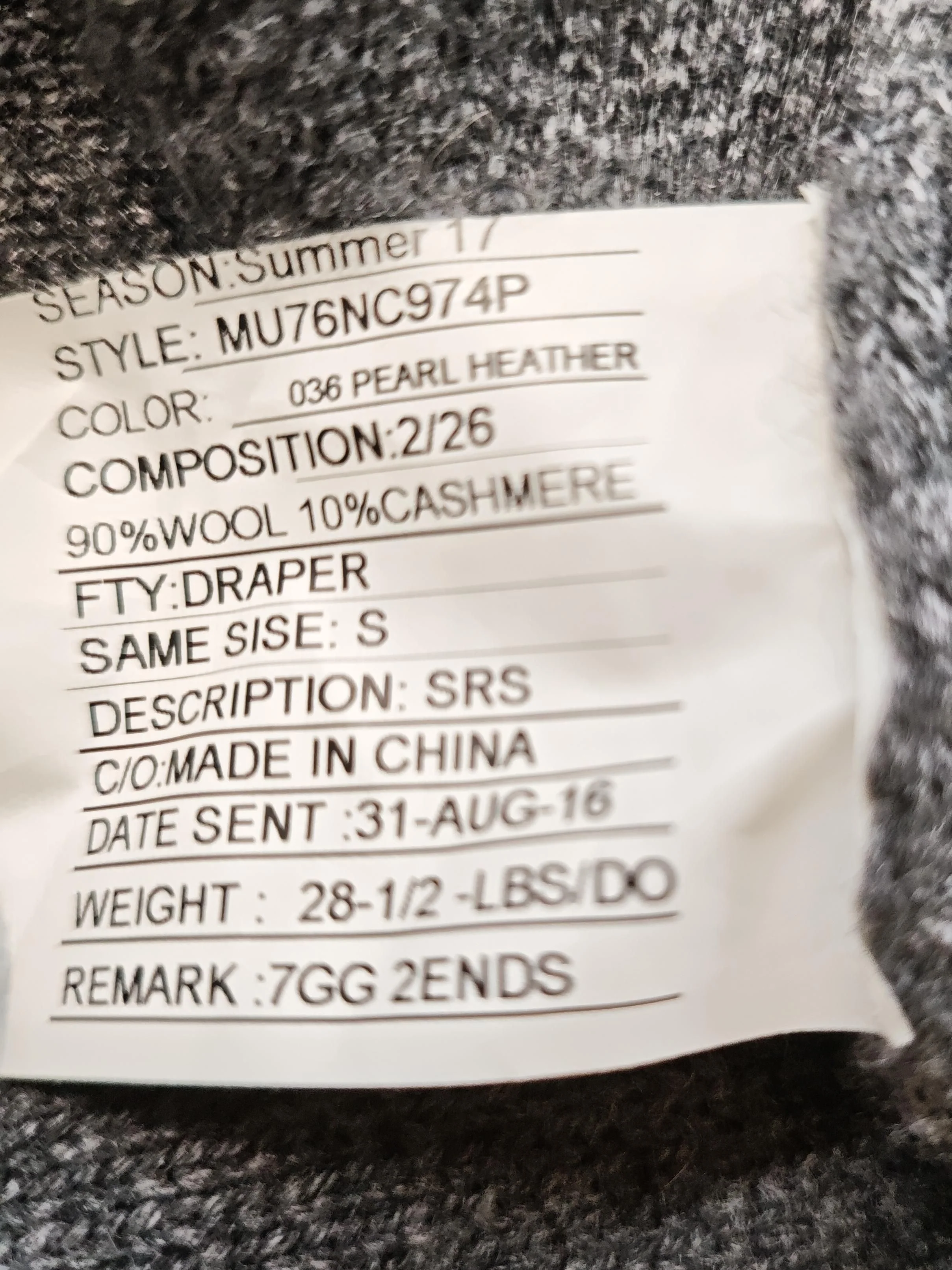 Michael Kors Women's Coat S Grey Wool with Cashmere Anorak - Image 6