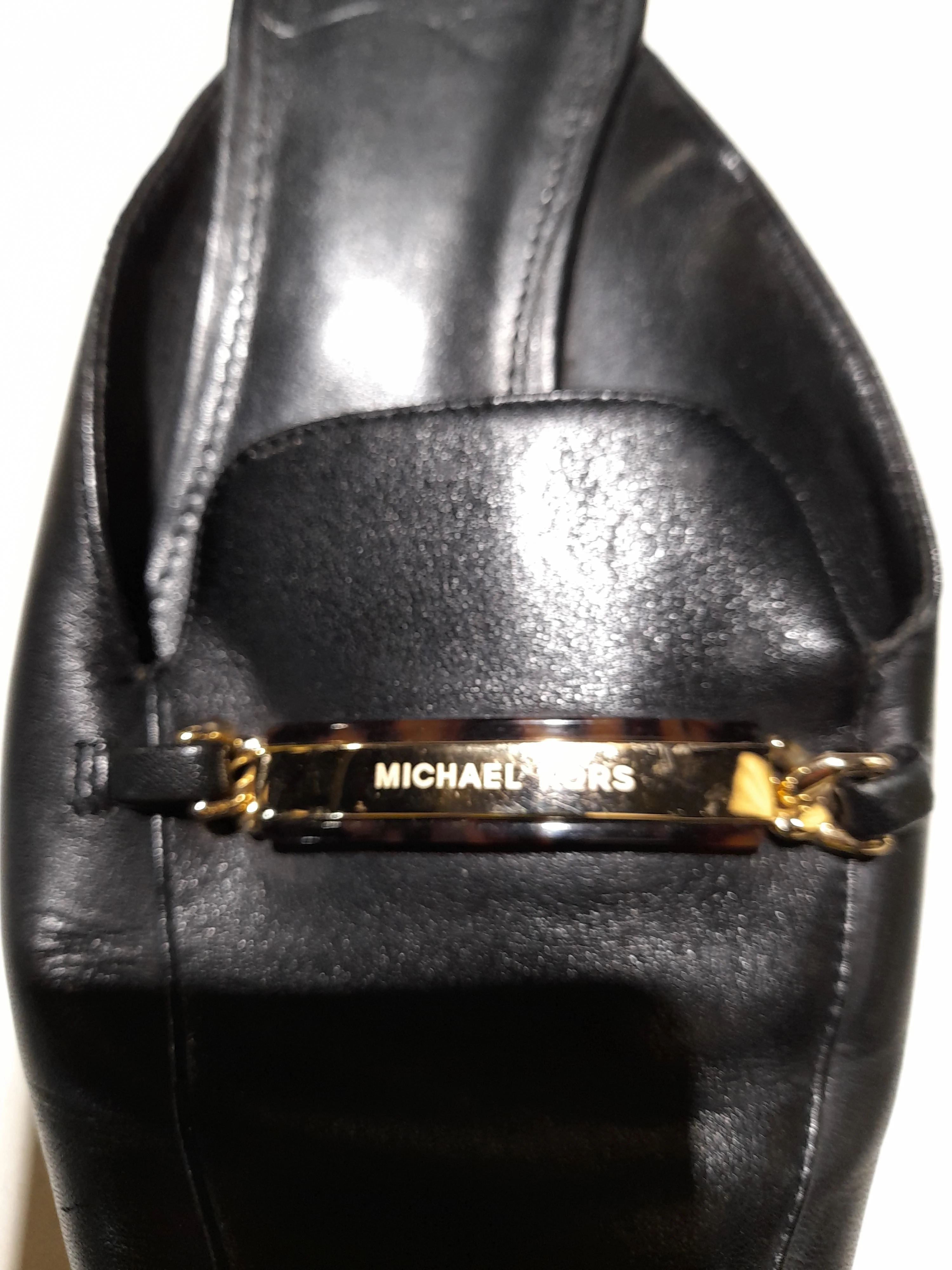 Michael Kors Women's Flat Shoes UK 7 Black 100% Leather Loafer - Image 9