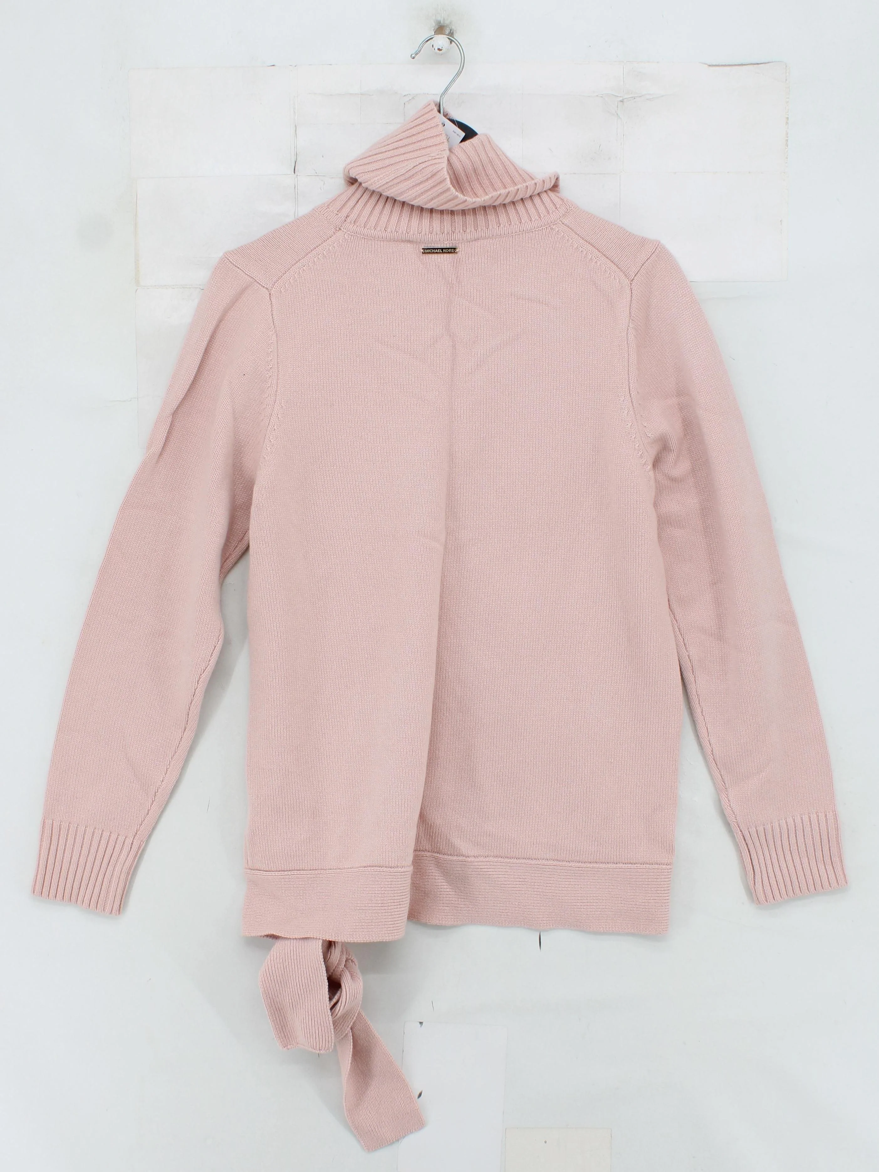 Michael Kors Women's Jumper M Pink 100% Other High Neck Pullover - Image 2