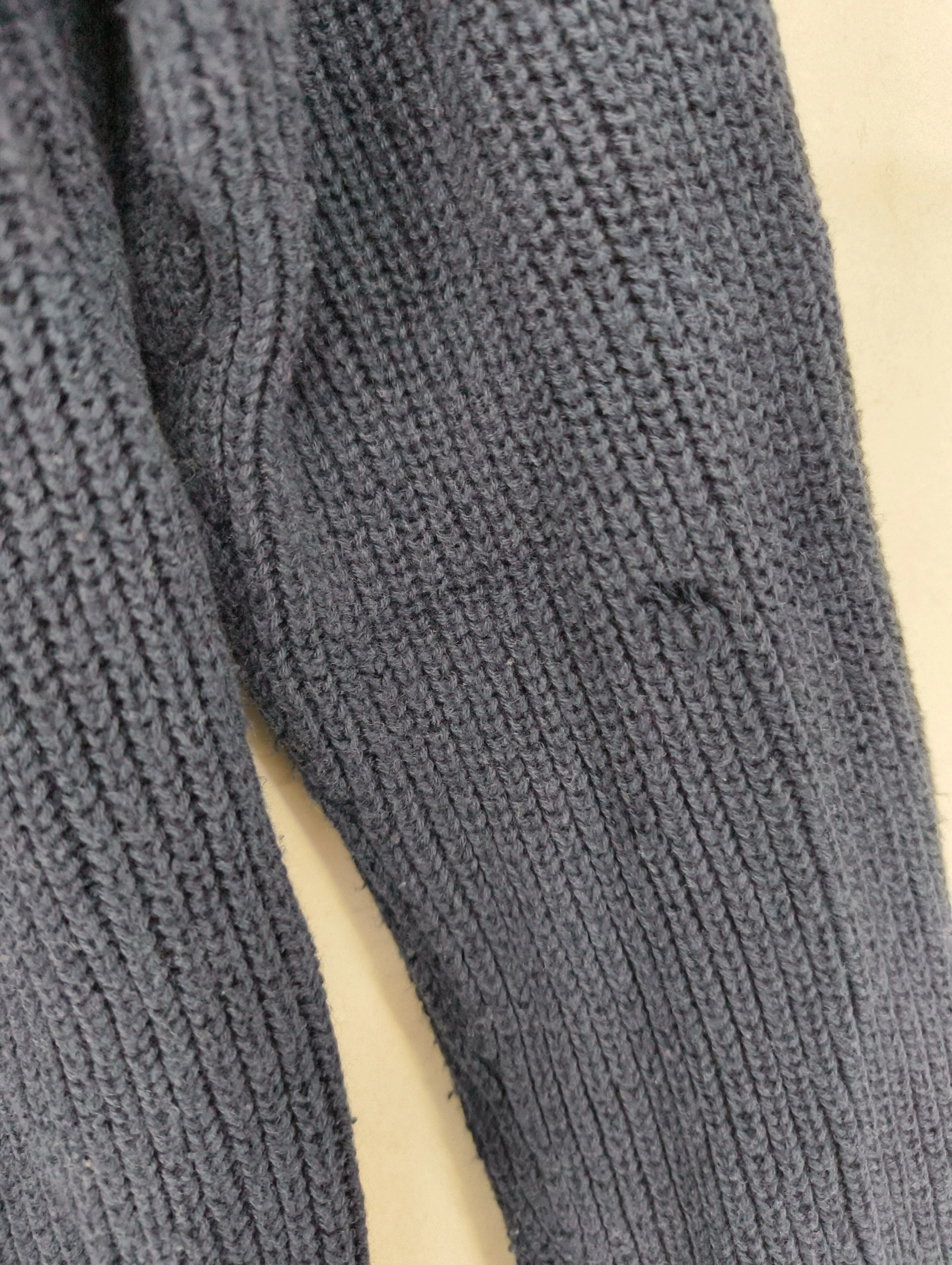 Michael Kors Women's Jumper S Blue Cotton with Viscose, Nylon Crew Neck Pullover - Image 6