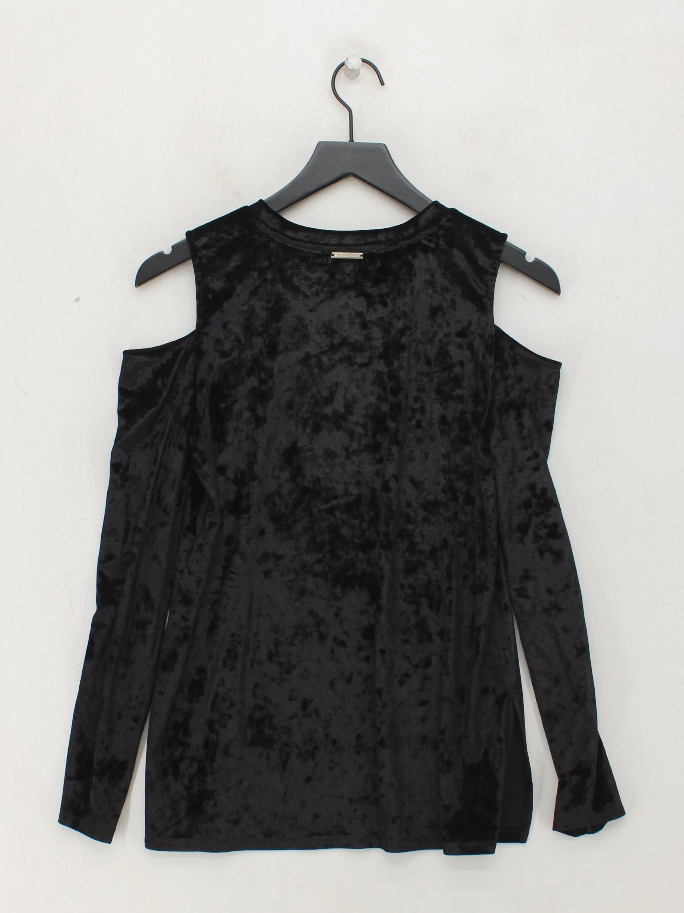 Michael Kors Women's Top L Black Polyester with Elastane Basic - Image 2