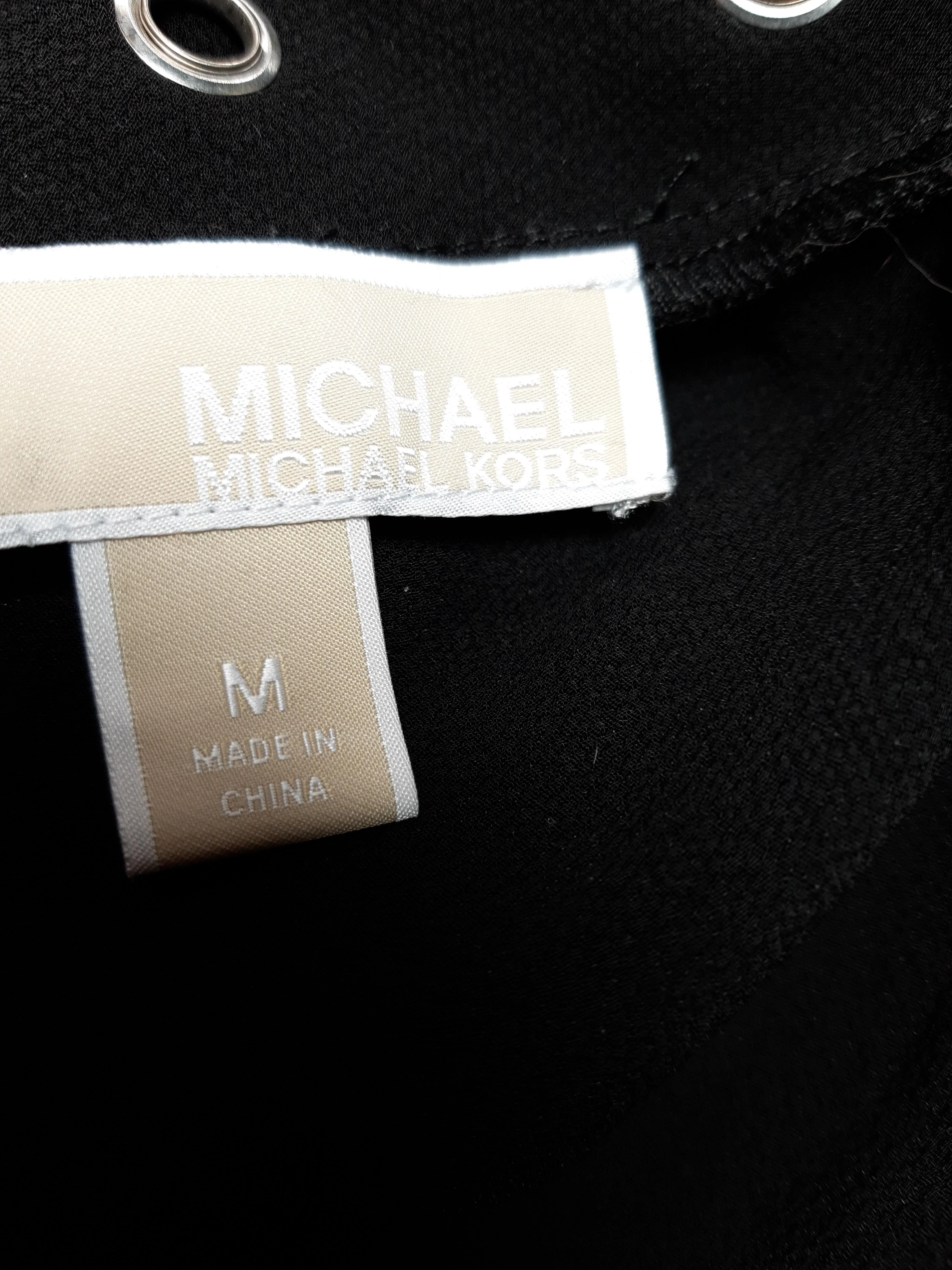 Michael Kors Women's Top M Black Polyester with Elastane Basic - Image 5