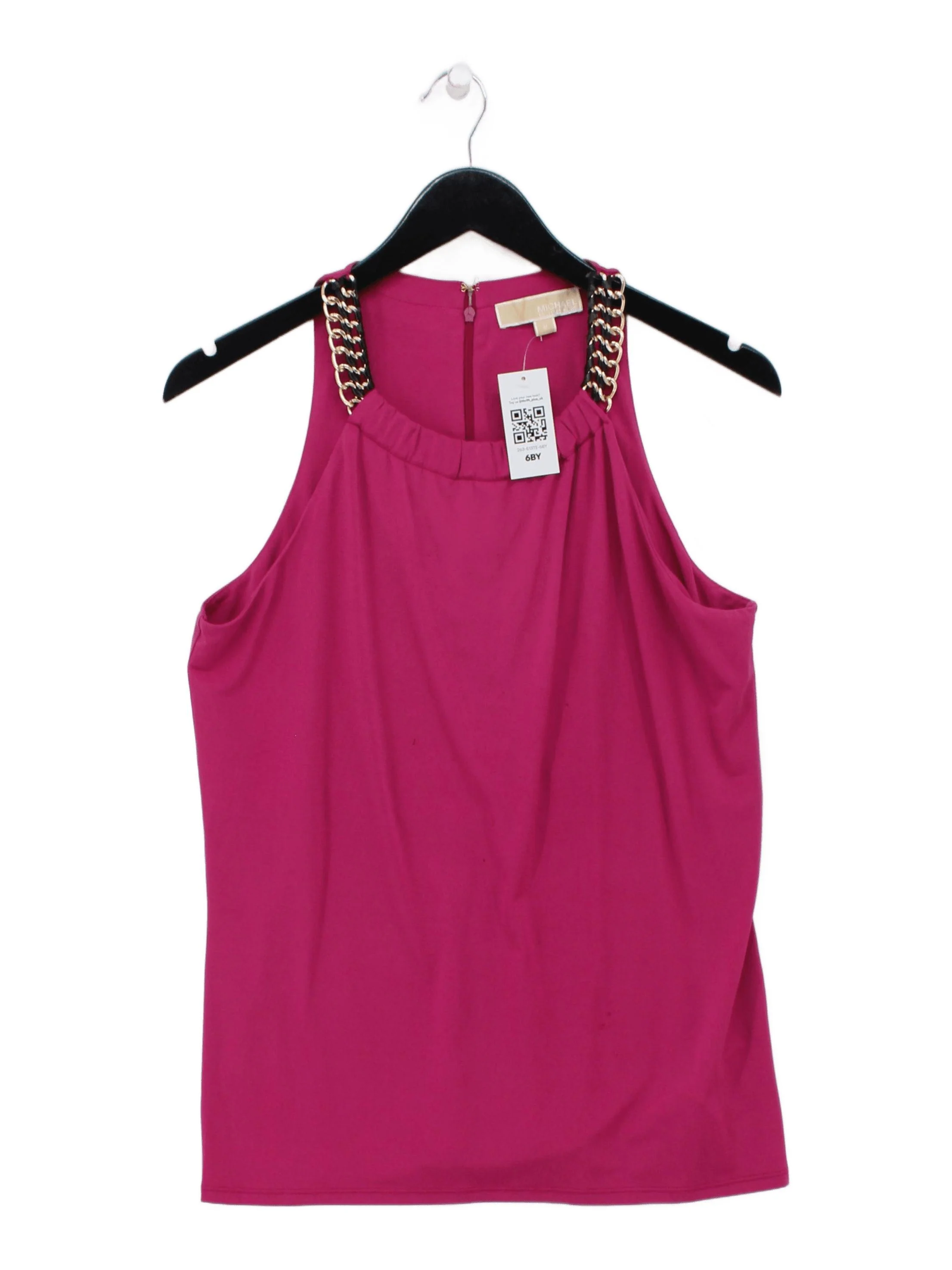 Michael Kors Women's Top M Pink Polyester with Spandex Basic