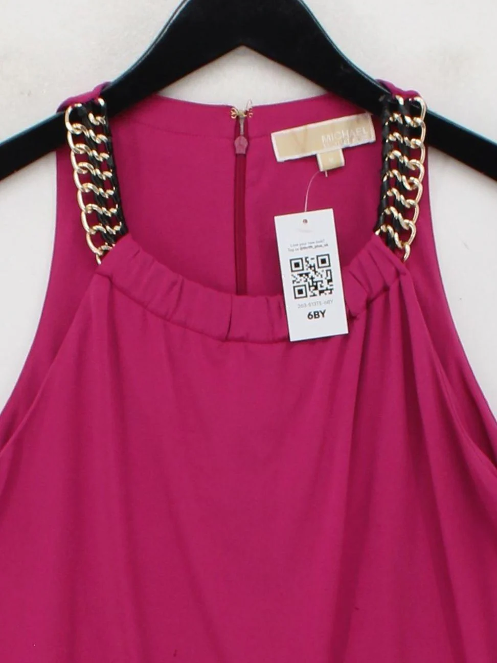 Michael Kors Women's Top M Pink Polyester with Spandex Basic - Image 3