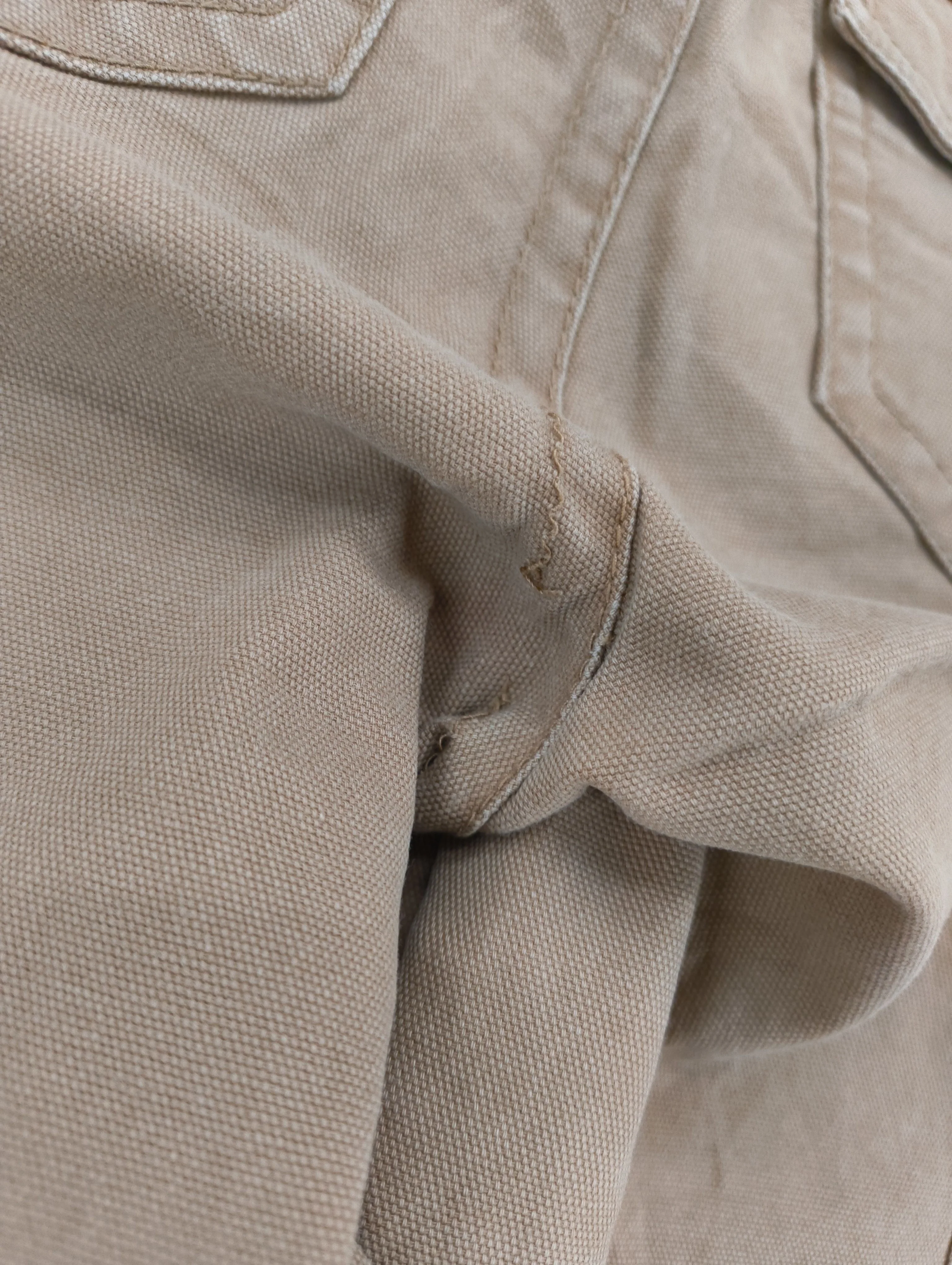 Michael Kors Women's Trousers UK 12 Tan Cotton with Spandex Tapered Cropped - Image 5