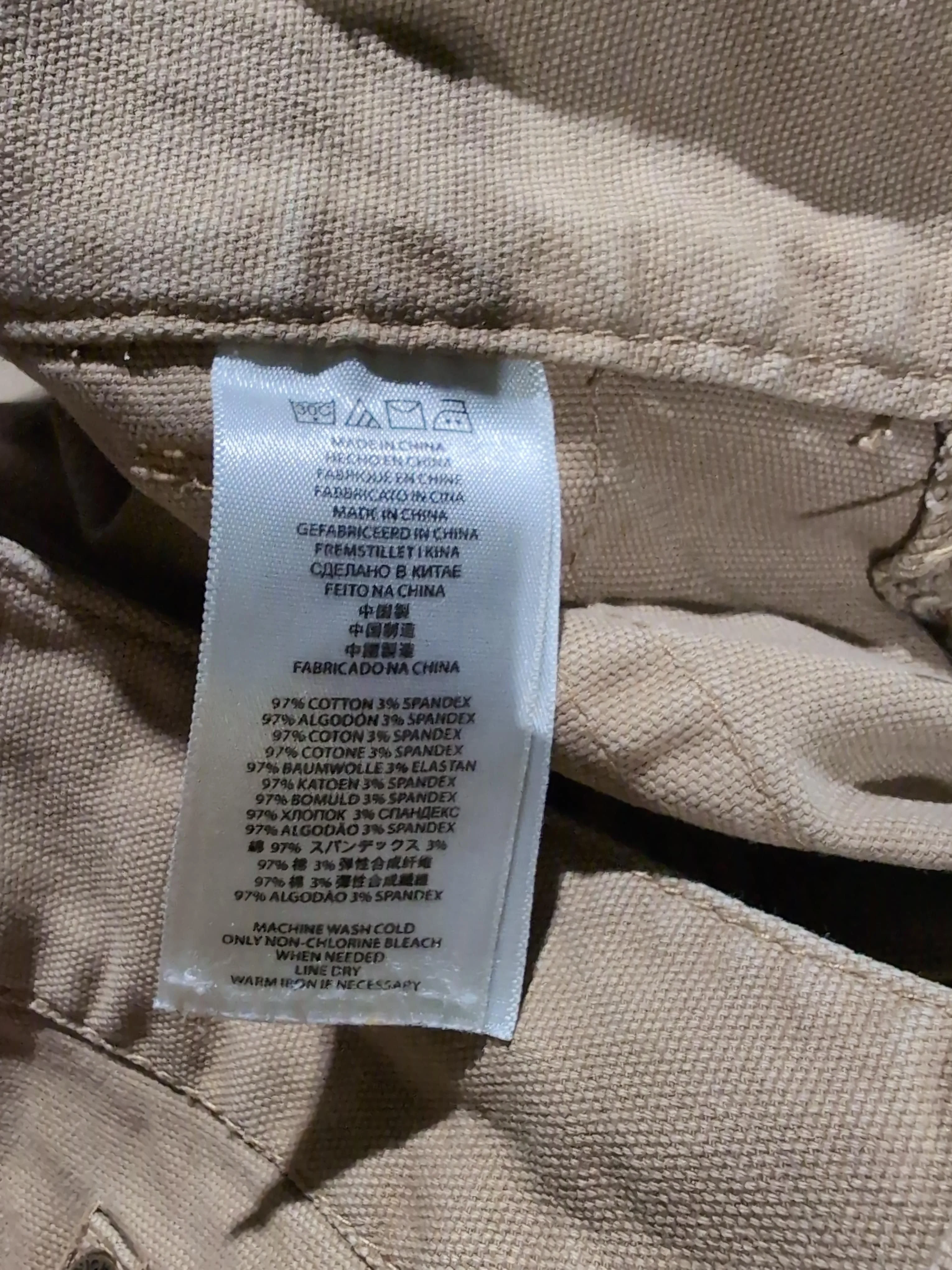 Michael Kors Women's Trousers UK 12 Tan Cotton with Spandex Tapered Cropped - Image 8