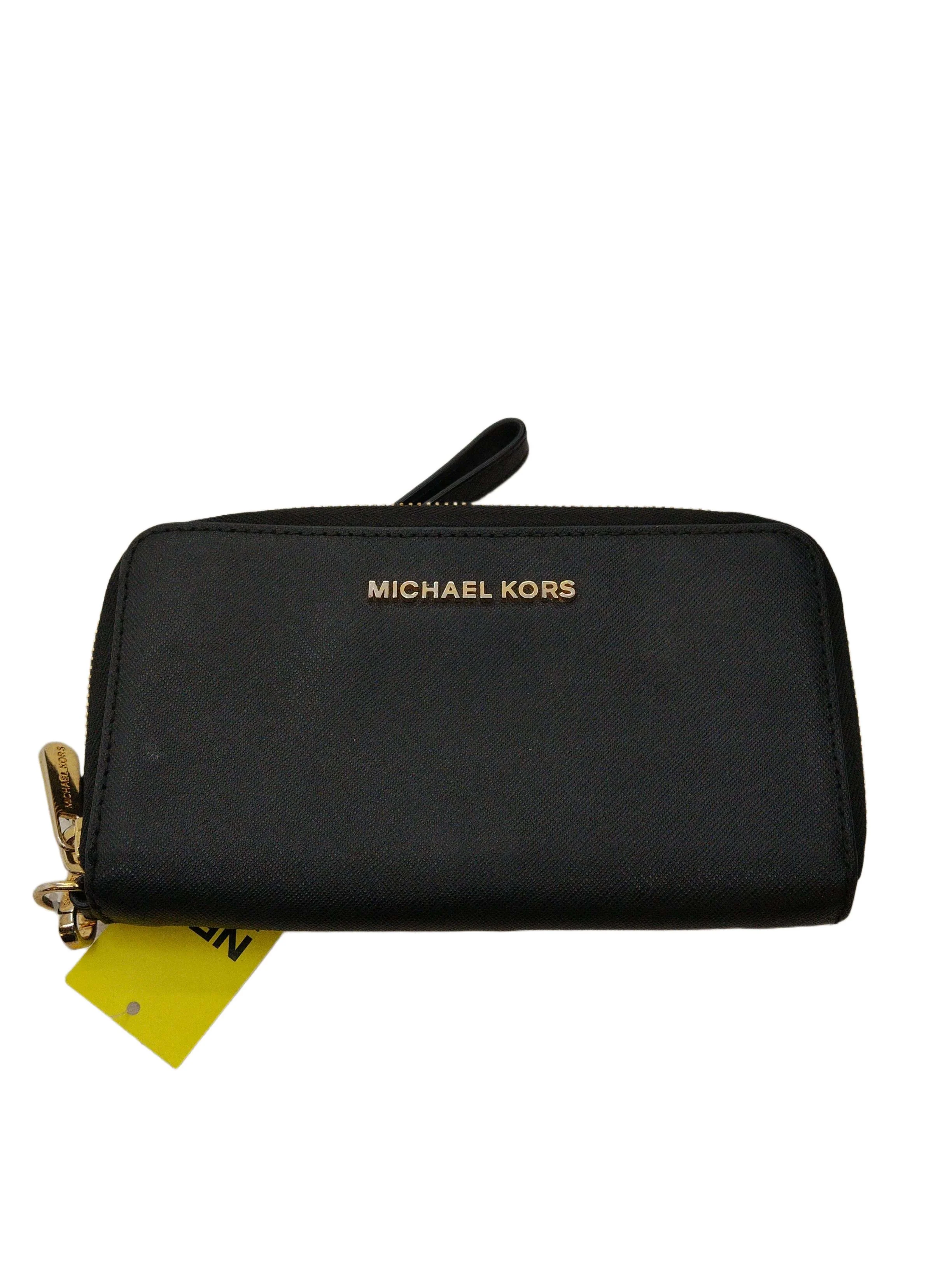 Michael Kors Women's Wallet Black 100% Leather