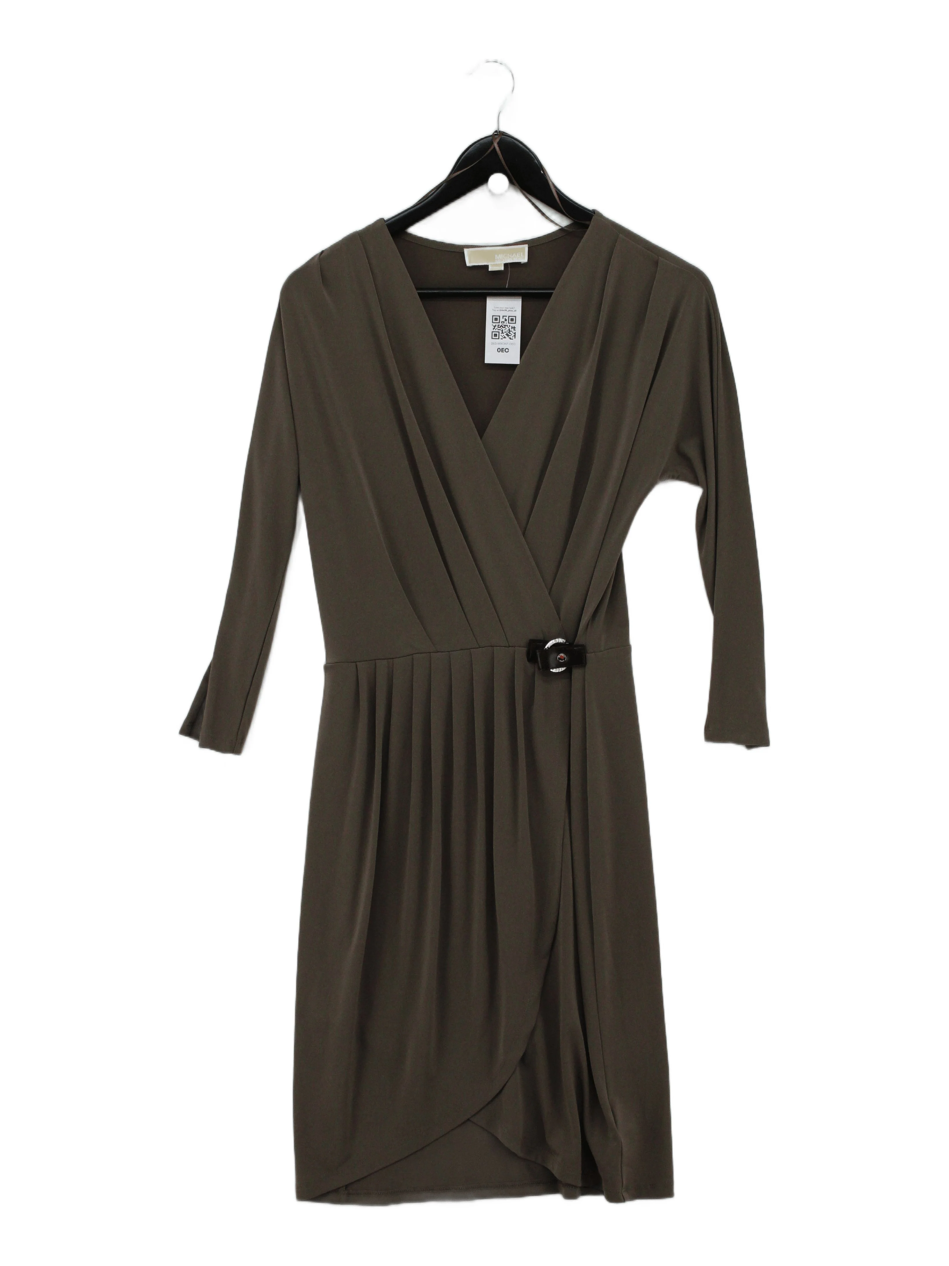 Michael Kors Wrap Mini Dress XS in Brown