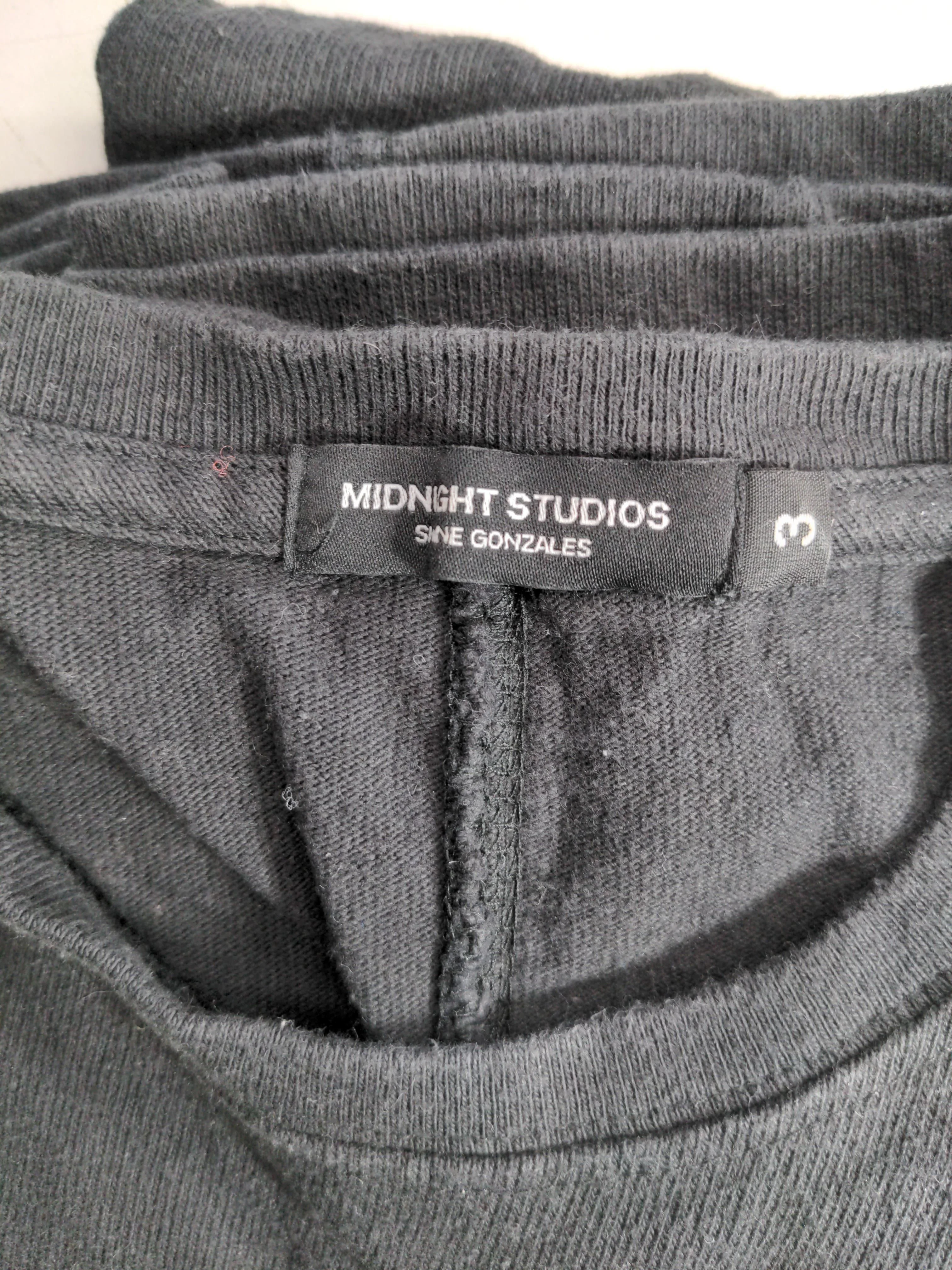 Midnight Studios Men's T-Shirt L Black Graphic 100% Cotton Basic - Image 8